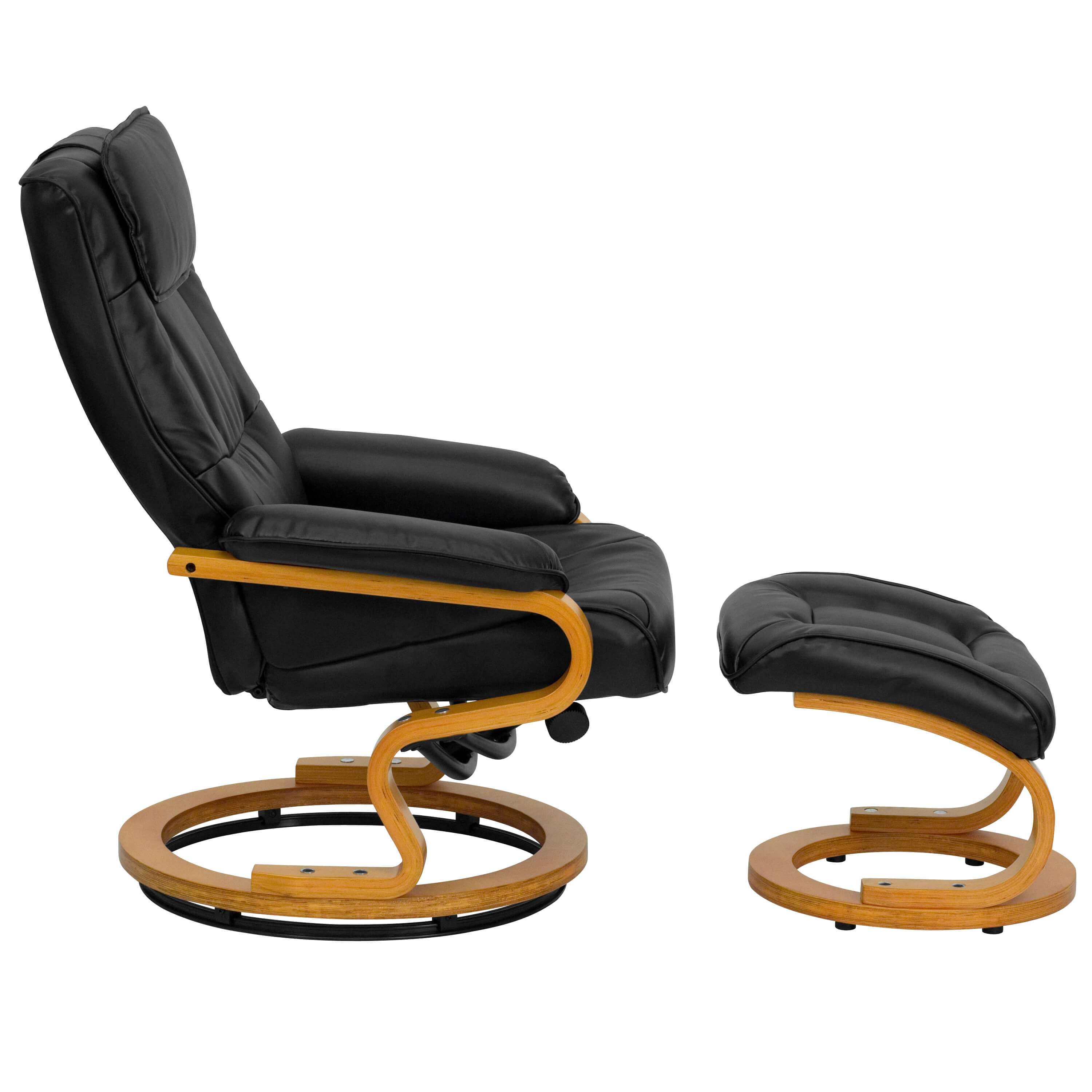 High back recliner chair side view High back recliner chair side view