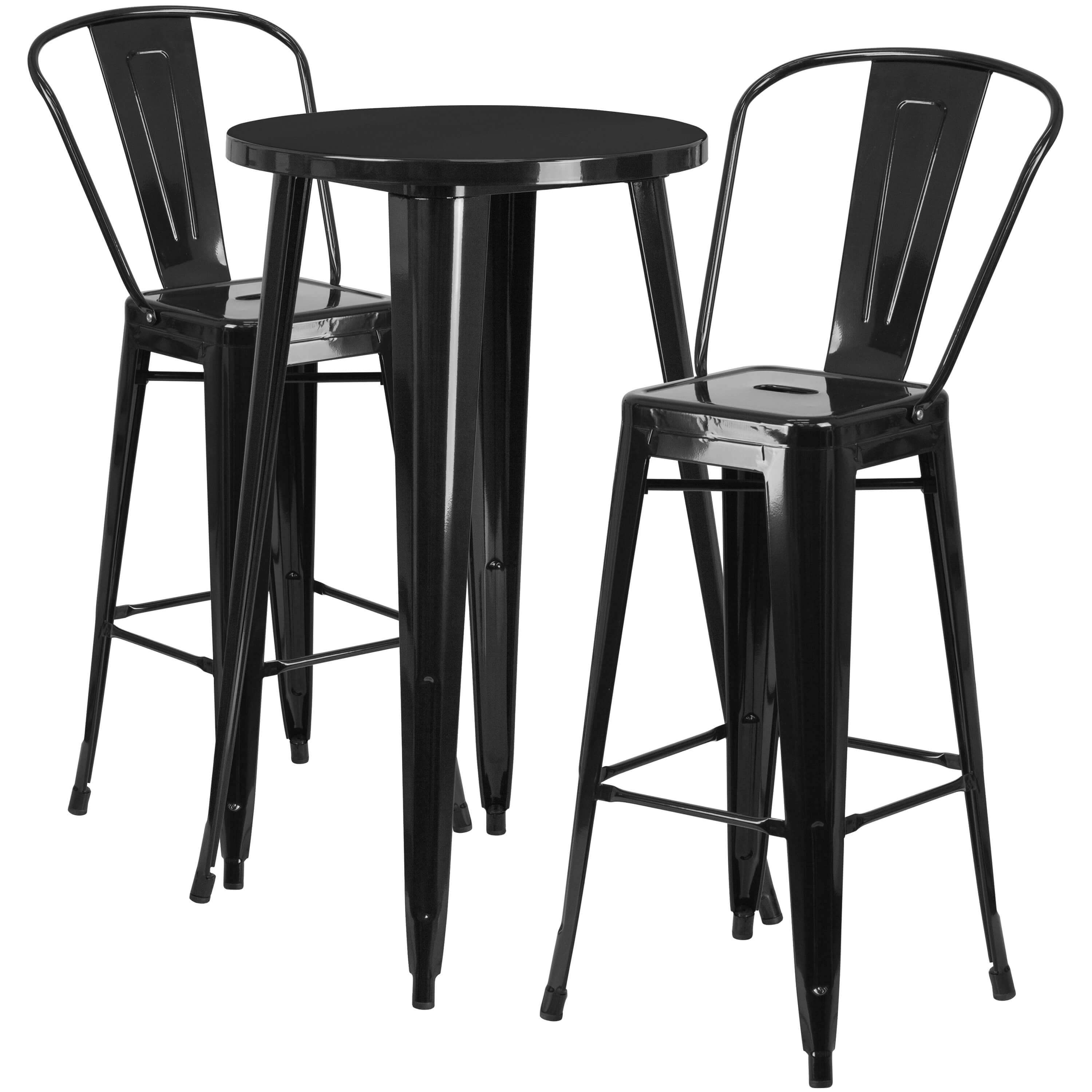 High top table set CUB CH 51080BH 2 30CAFE BK GG FLA High top table set CUB CH 51080BH 2 30CAFE BK GG FLA
