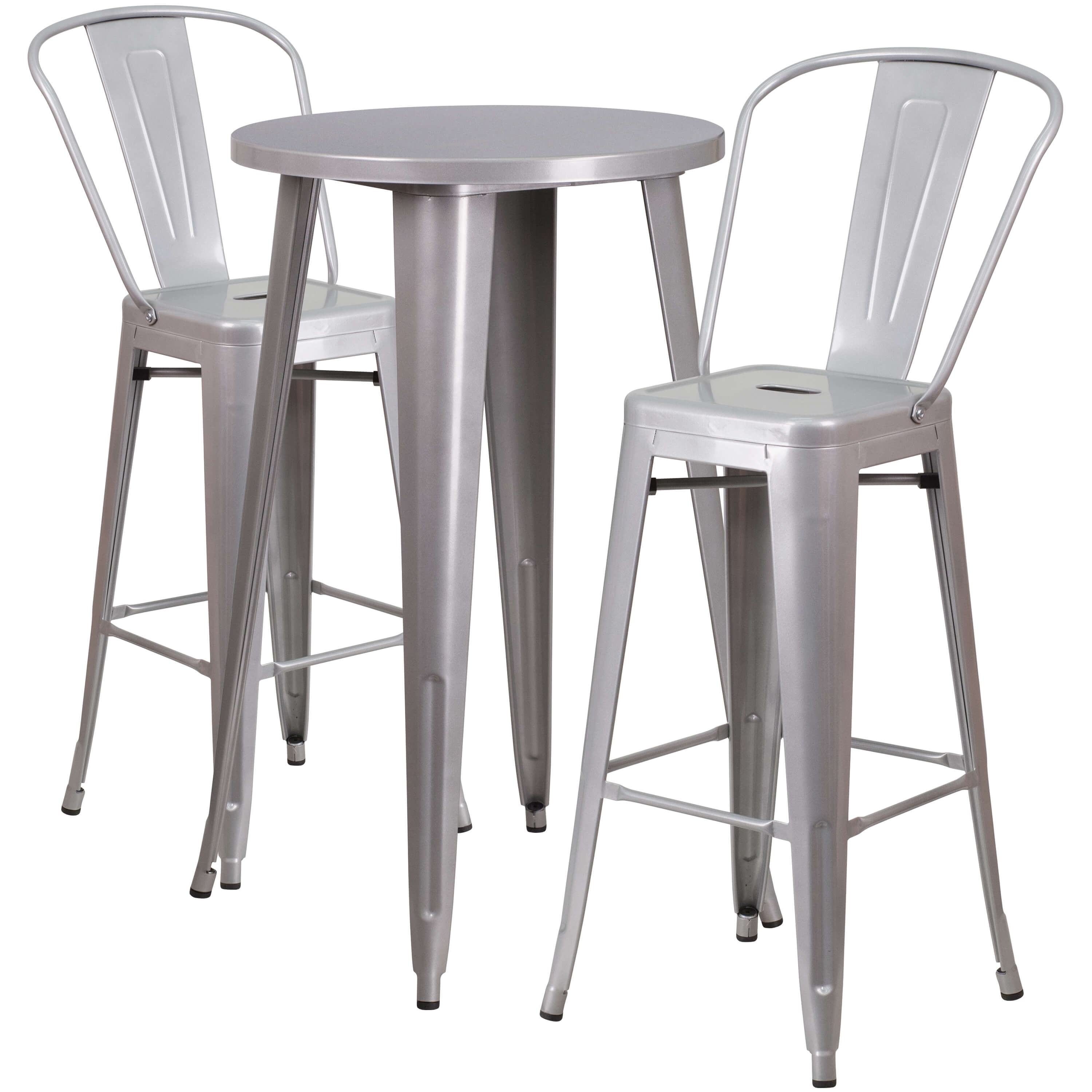 High top table set CUB CH 51080BH 2 30CAFE SIL GG FLA High top table set CUB CH 51080BH 2 30CAFE SIL GG FLA