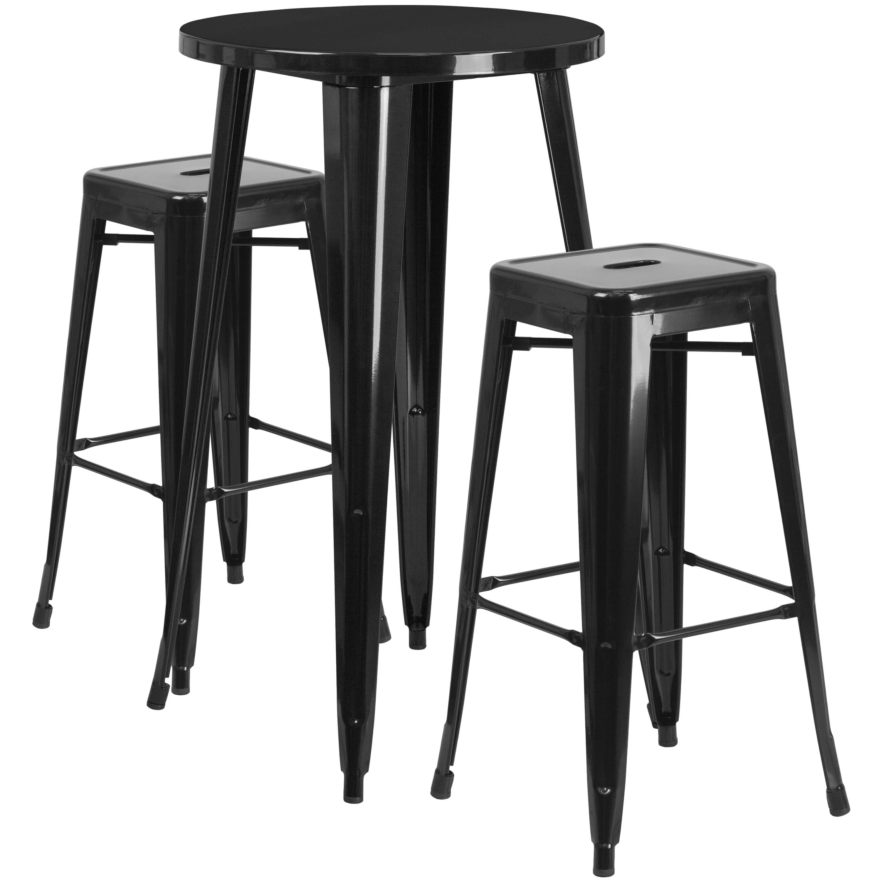 High top table set CUB CH 51080BH 2 30SQST BK GG FLA High top table set CUB CH 51080BH 2 30SQST BK GG FLA