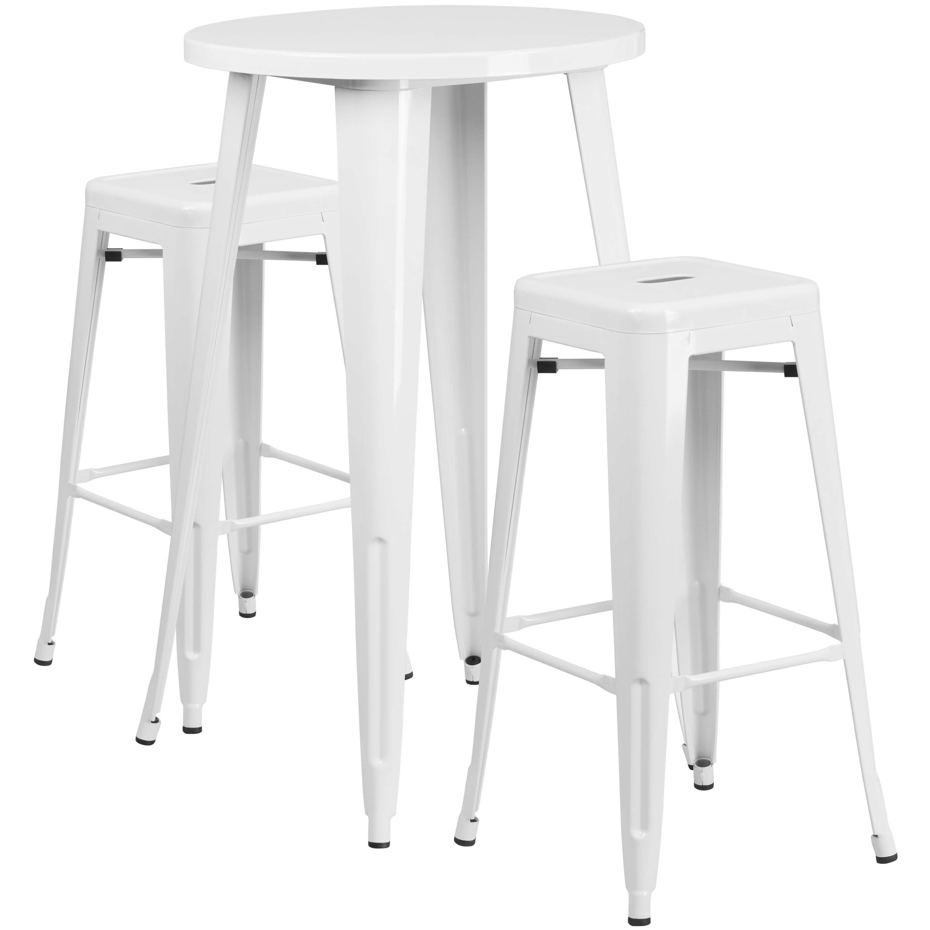 High top table set CUB CH 51080BH 2 30SQST WH GG FLA High top table set CUB CH 51080BH 2 30SQST WH GG FLA