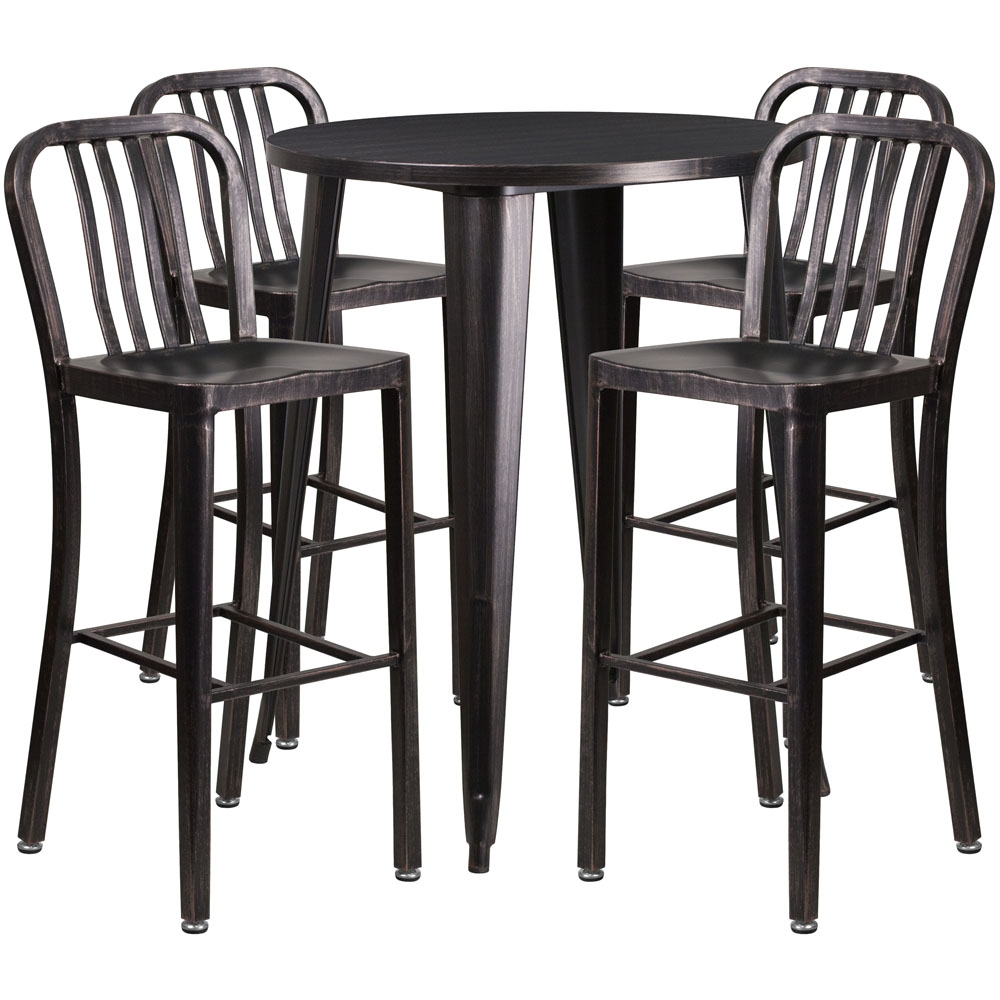 High top table set CUB CH 51090BH 4 30VRT BQ GG FLA High top table set CUB CH 51090BH 4 30VRT BQ GG FLA