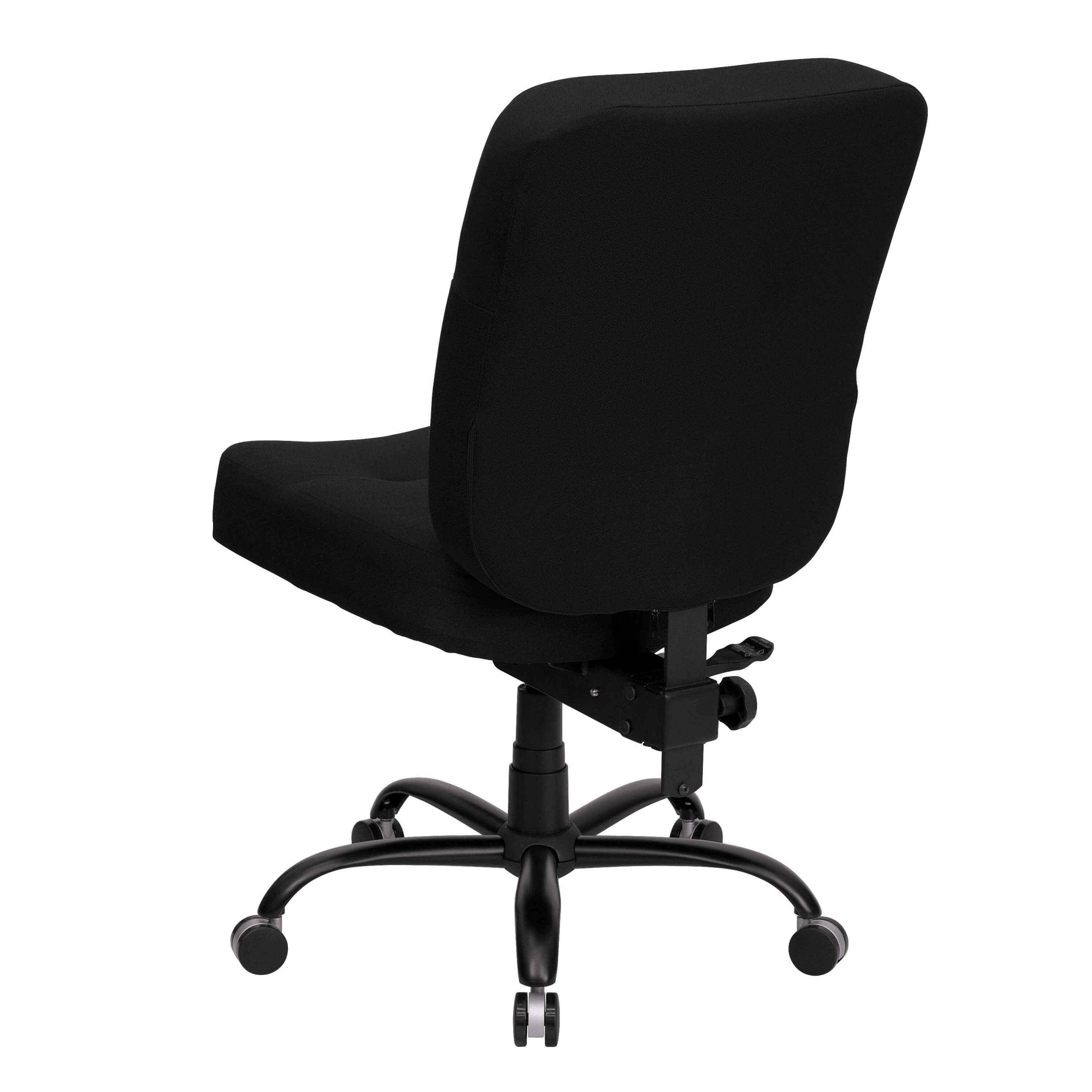 High weight capacity office chair back view High weight capacity office chair back view