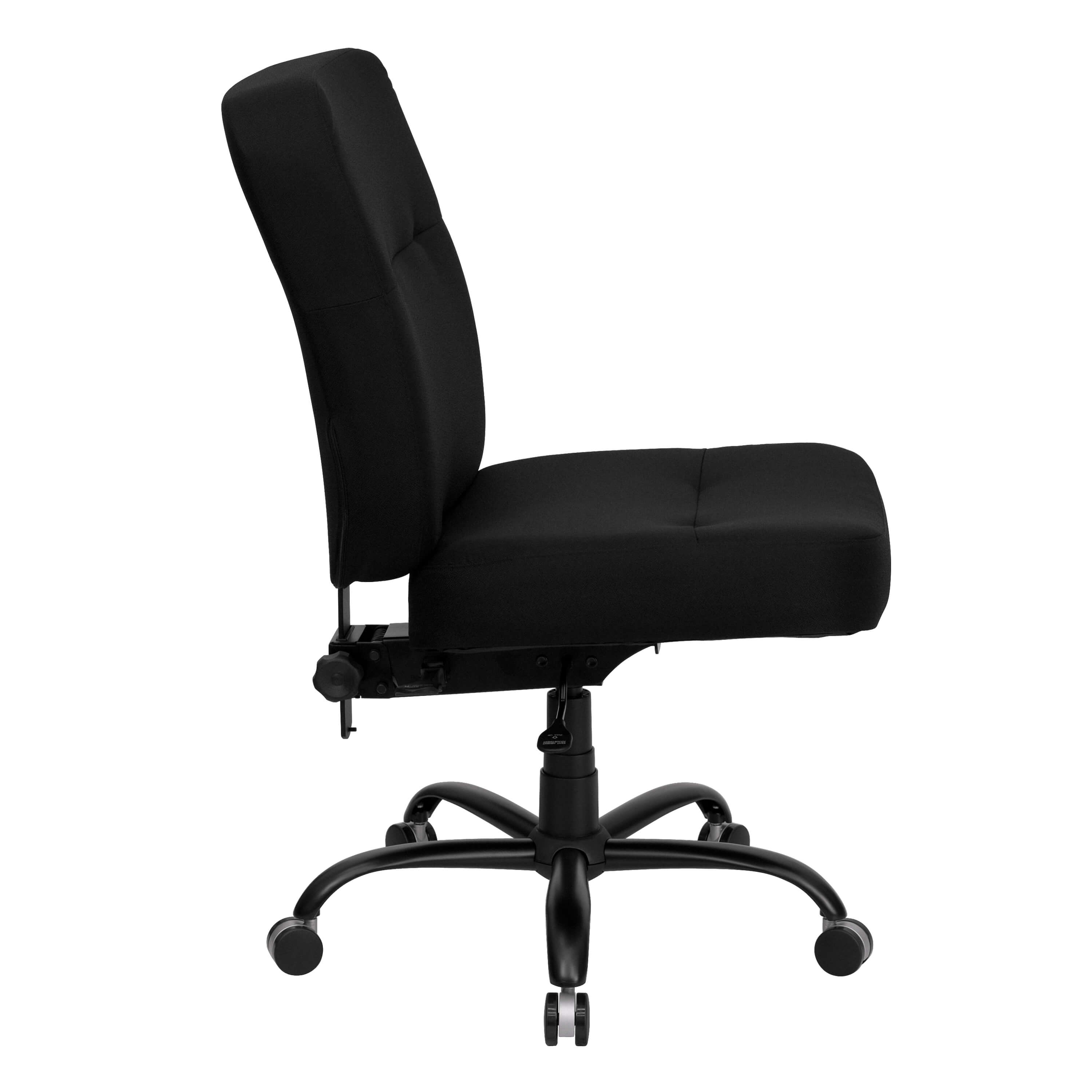 High weight capacity office chair side view High weight capacity office chair side view