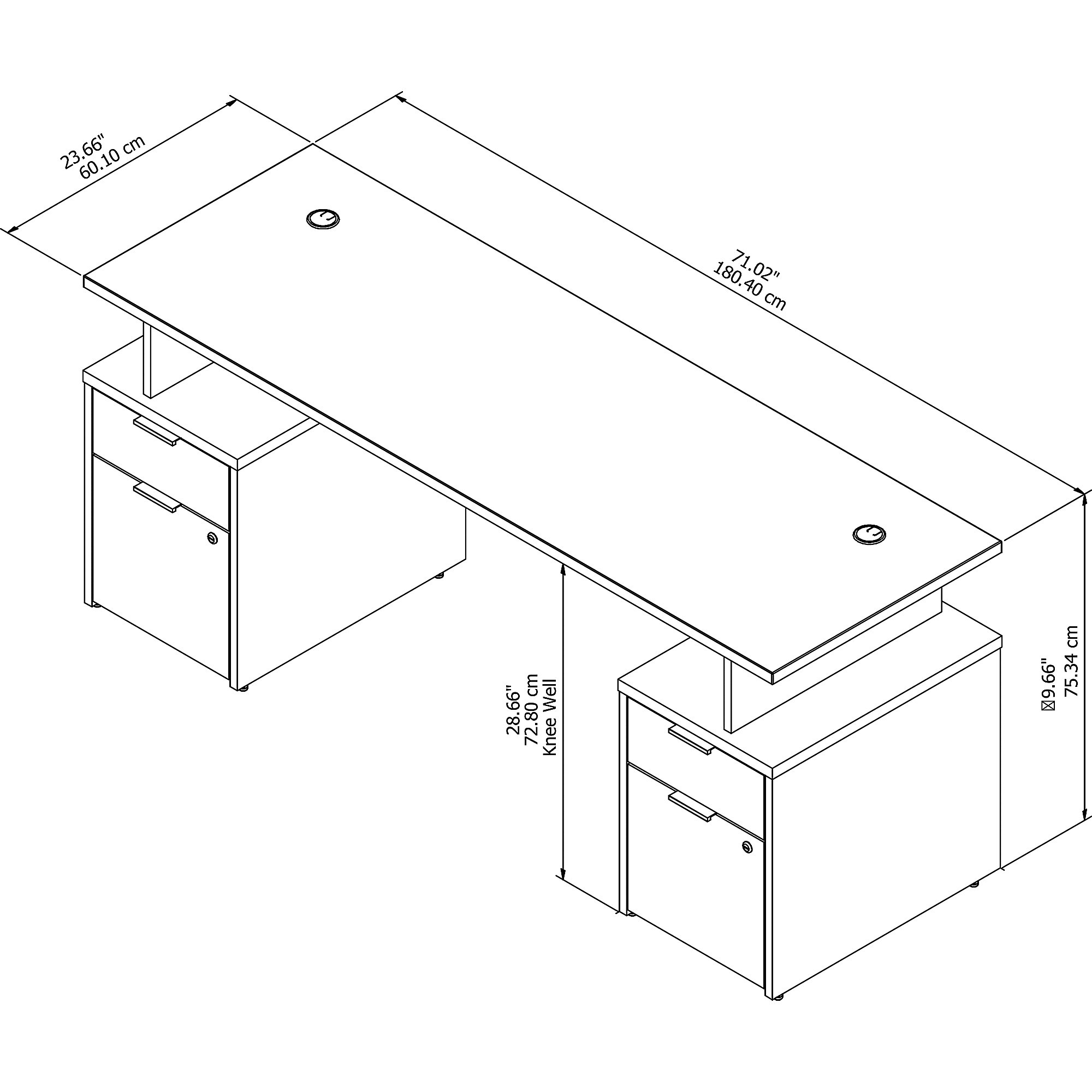 Home office furniture desk 4 drawers dimensions 72w Home office furniture desk 4 drawers dimensions 72w