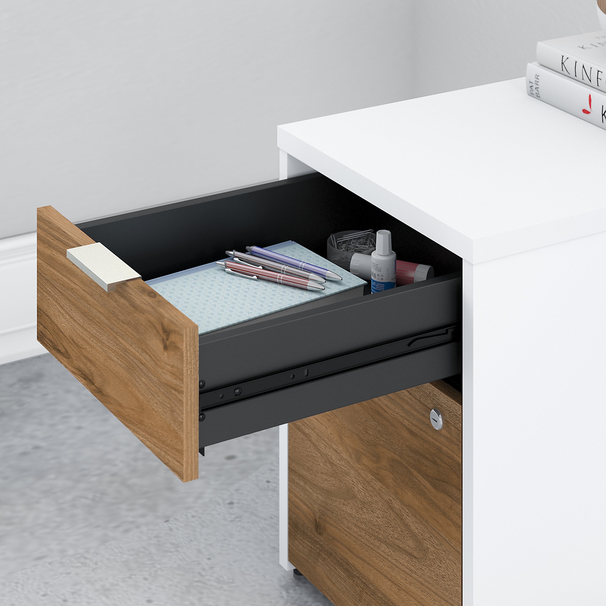 Home office furniture l shaped desk 2 drawers and cabinet upper drawer Home office furniture l shaped desk 2 drawers and cabinet upper drawer