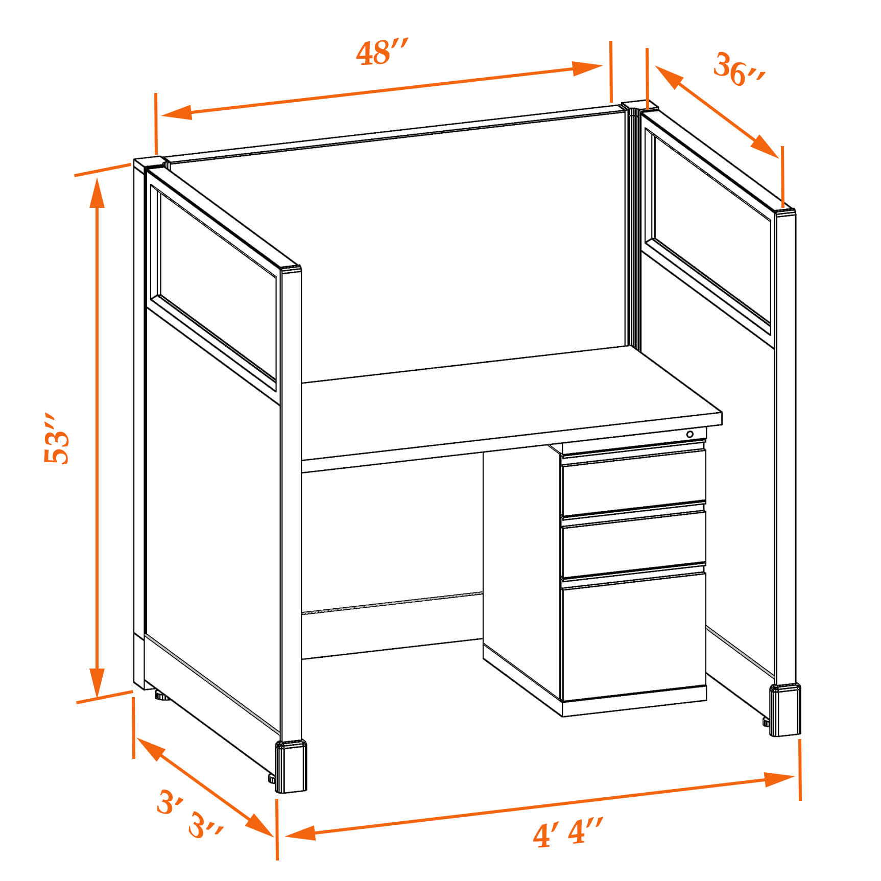 Hot desk CUB 1 53 34 G WHT WH PSO Hot desk CUB 1 53 34 G WHT WH PSO