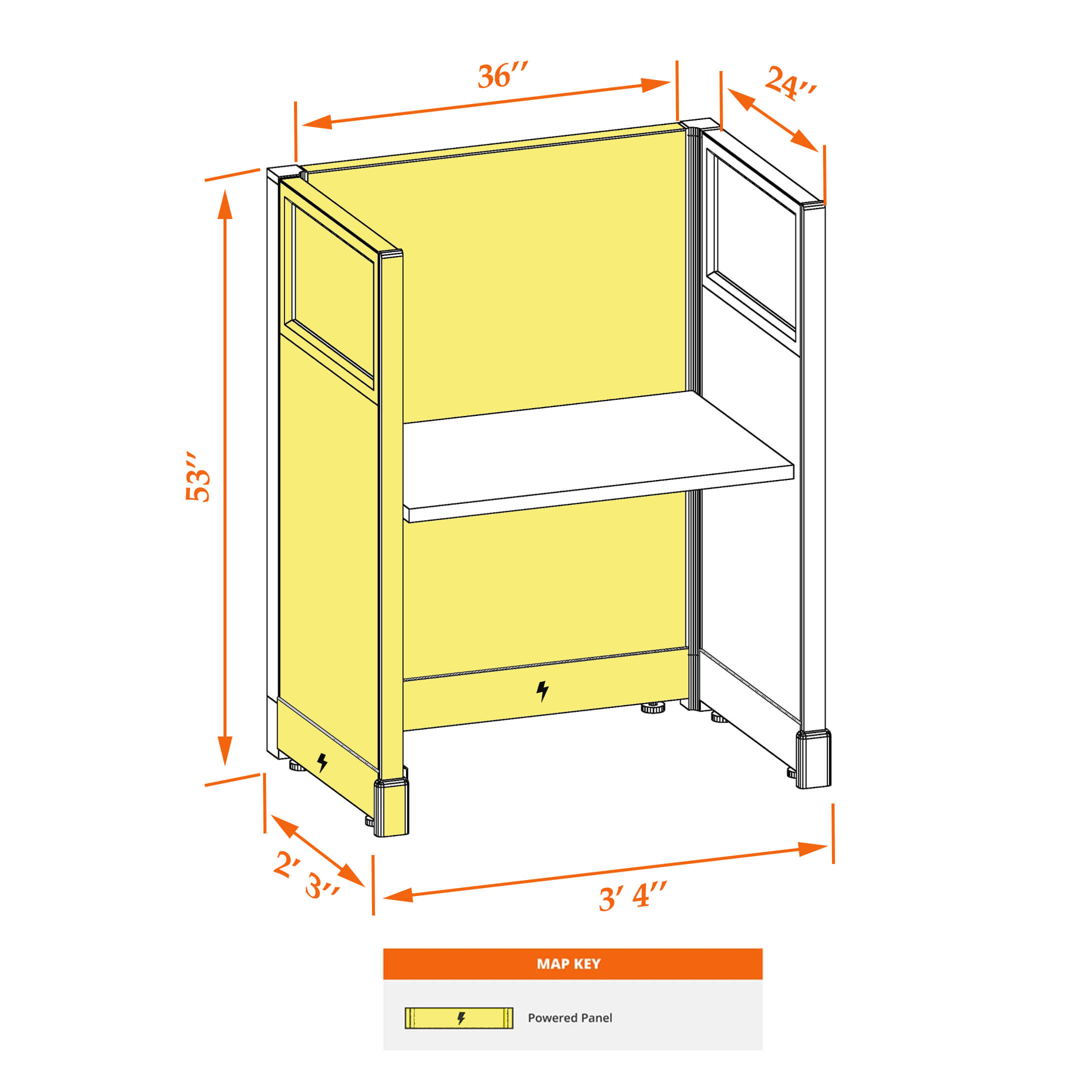Hot desk CUB 1 53 P 23 G WHT WH PSO Hot desk CUB 1 53 P 23 G WHT WH PSO