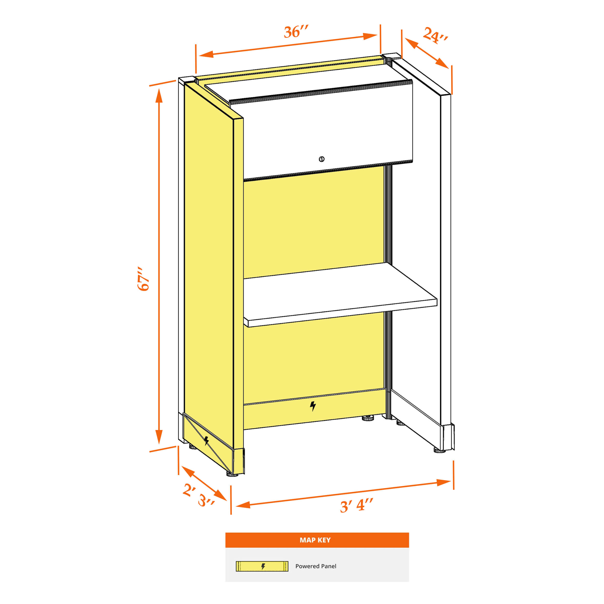 Hot desk CUB 1 67 P 23 WHT WH PSO Hot desk CUB 1 67 P 23 WHT WH PSO
