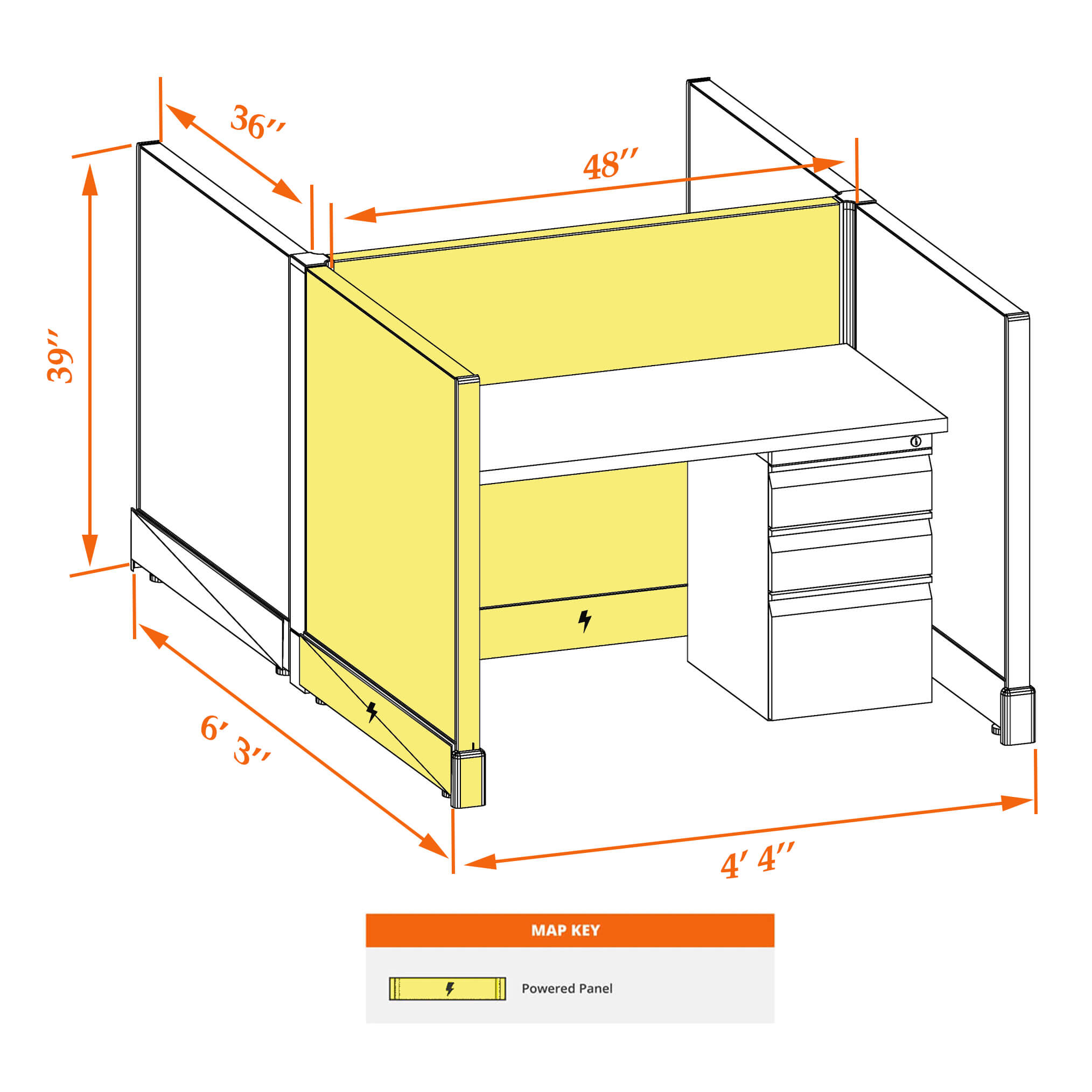 Hot desk CUB 2C 39 P 34 WHT WH PSO Hot desk CUB 2C 39 P 34 WHT WH PSO