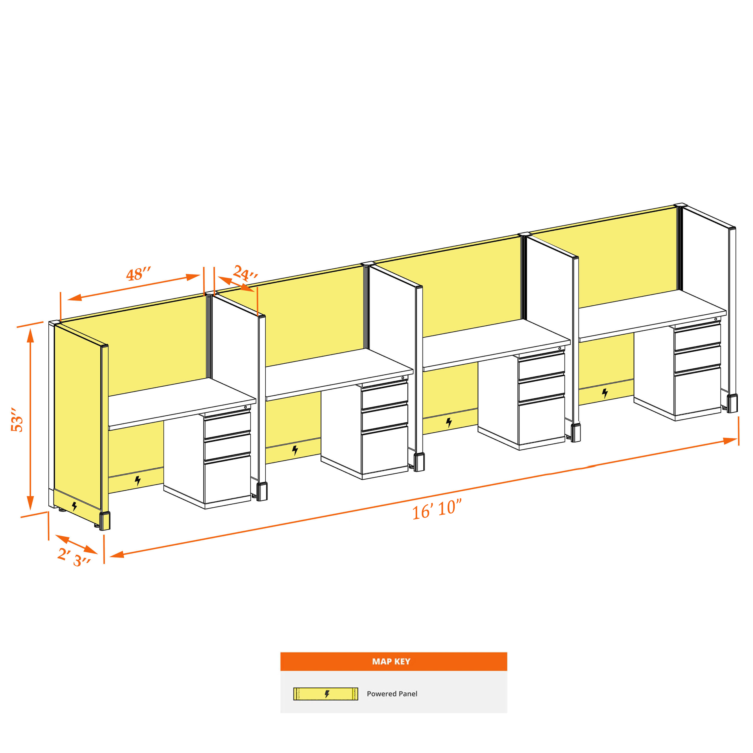 Hotelling station 53HP 24 4PI 1 Hotelling station 53HP 24 4PI 1