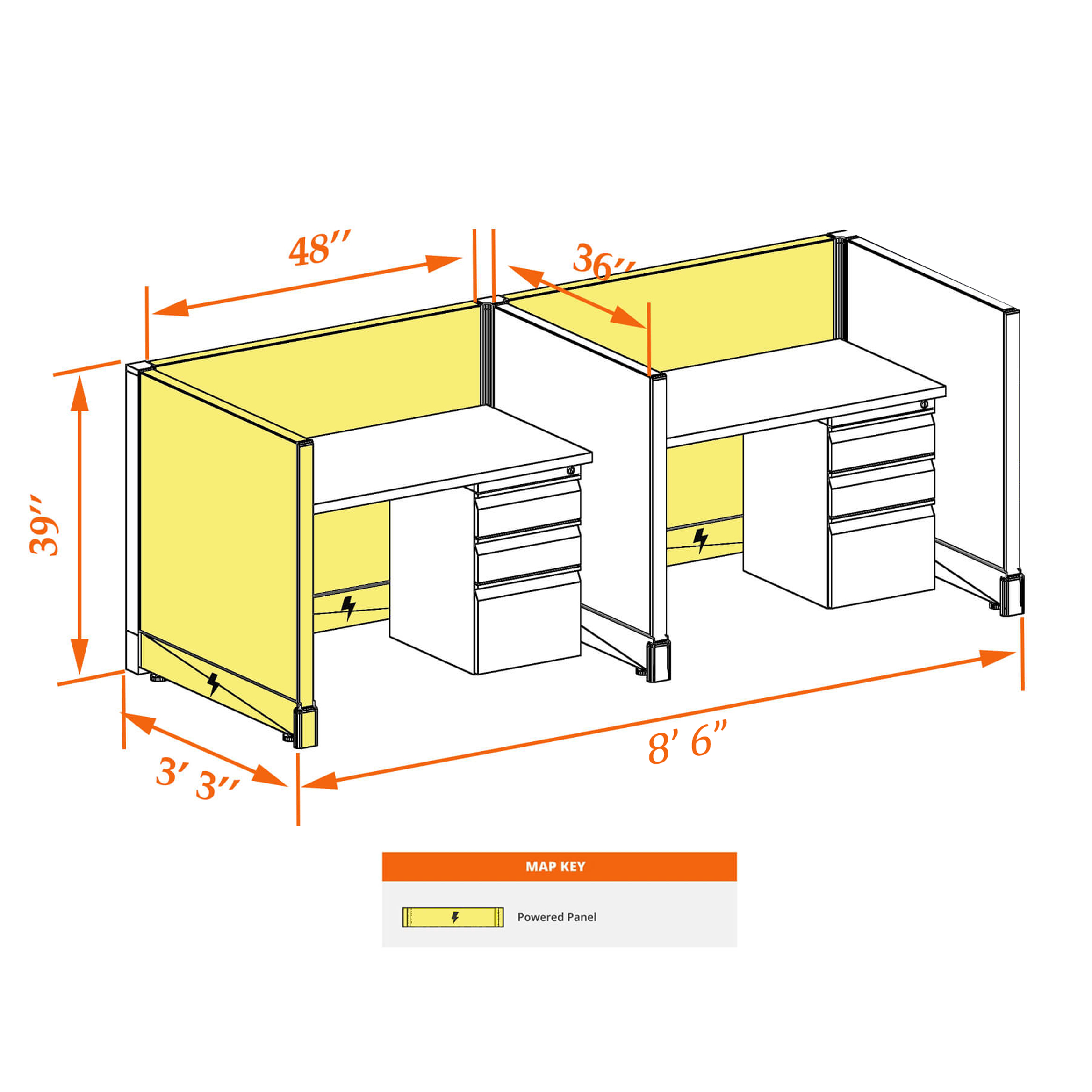 Small cubicles 39HP 34 2PI Small cubicles 39HP 34 2PI