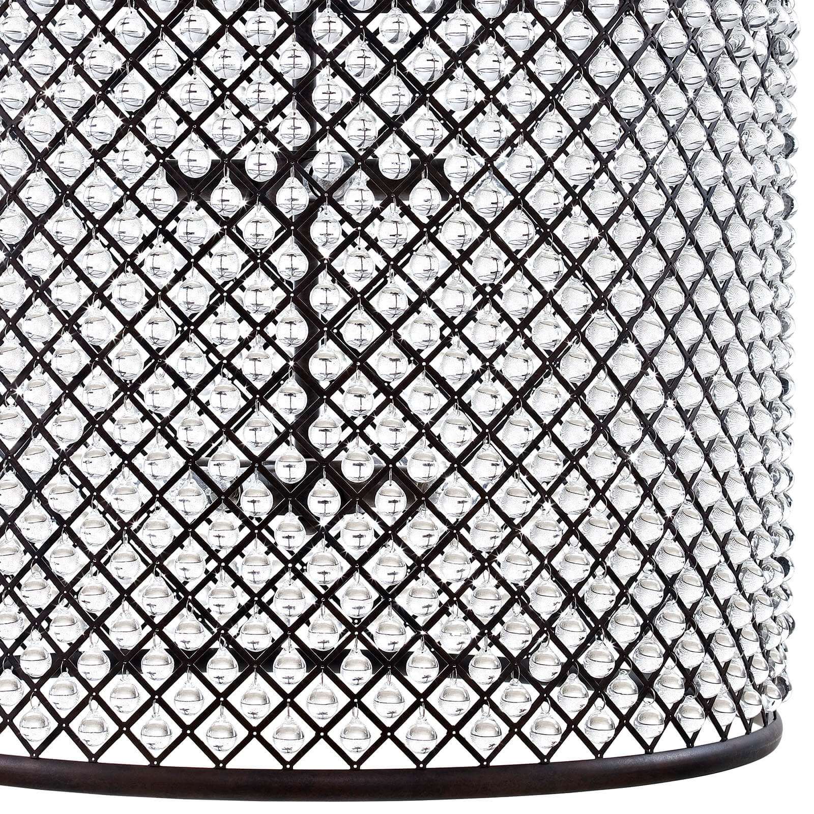 Industrial cage light close view Industrial cage light close view