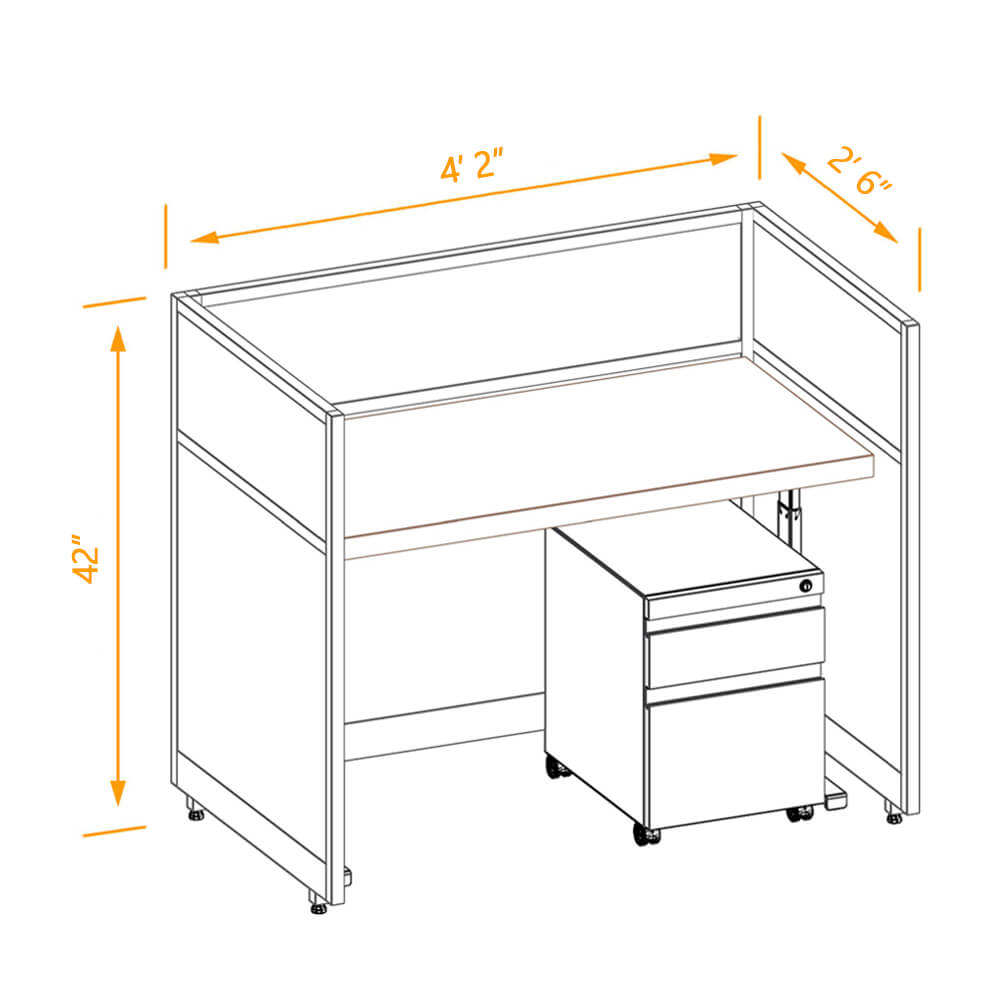 Industrial office design 2x4x42 sit and stand dimensions Industrial office design 2x4x42 sit and stand dimensions