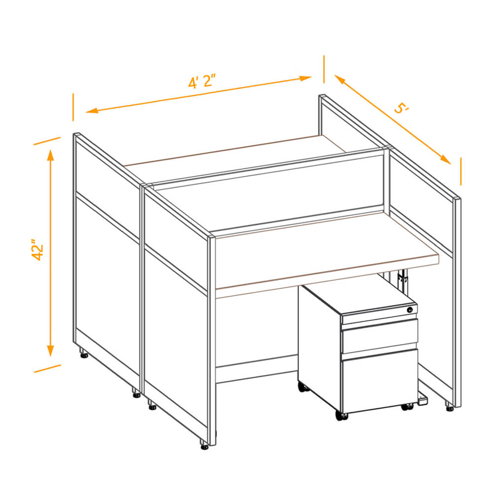 Industrial office desk 42h 2pack sit & stand np 2x4 Industrial office desk 42h 2pack sit & stand np 2x4