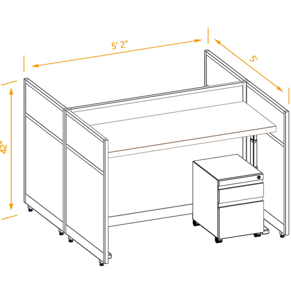 Industrial office desk 42h 2pack sit & stand np 2x5 Industrial office desk 42h 2pack sit & stand np 2x5