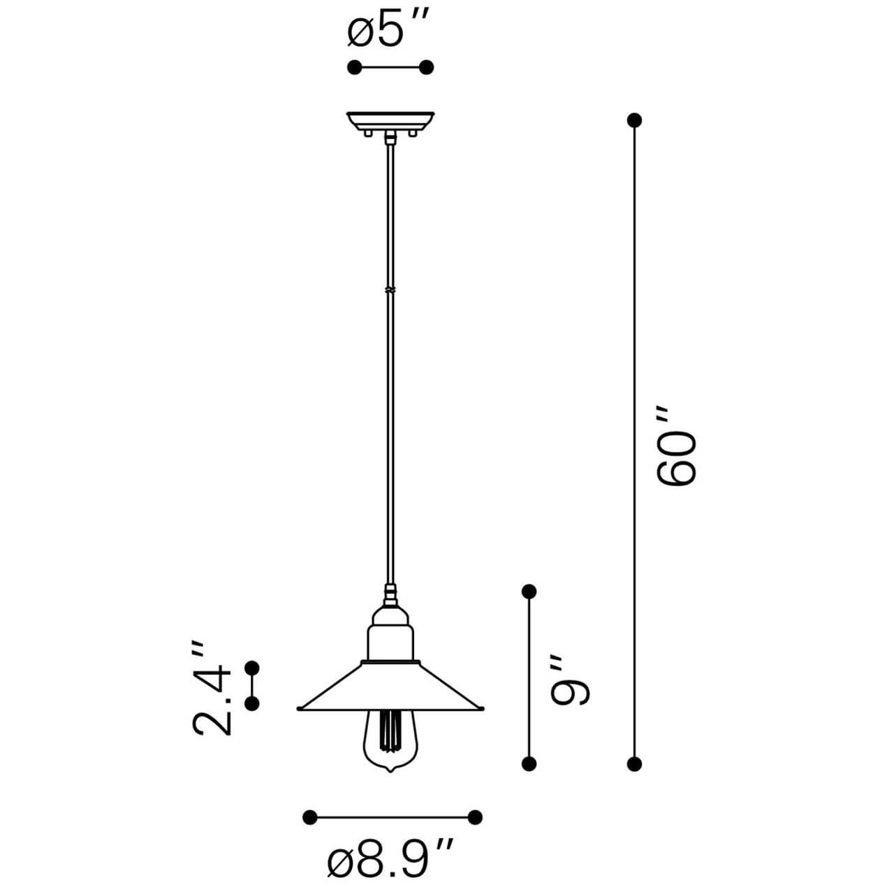 Industrial outdoor lighting dimensions view Industrial outdoor lighting dimensions view