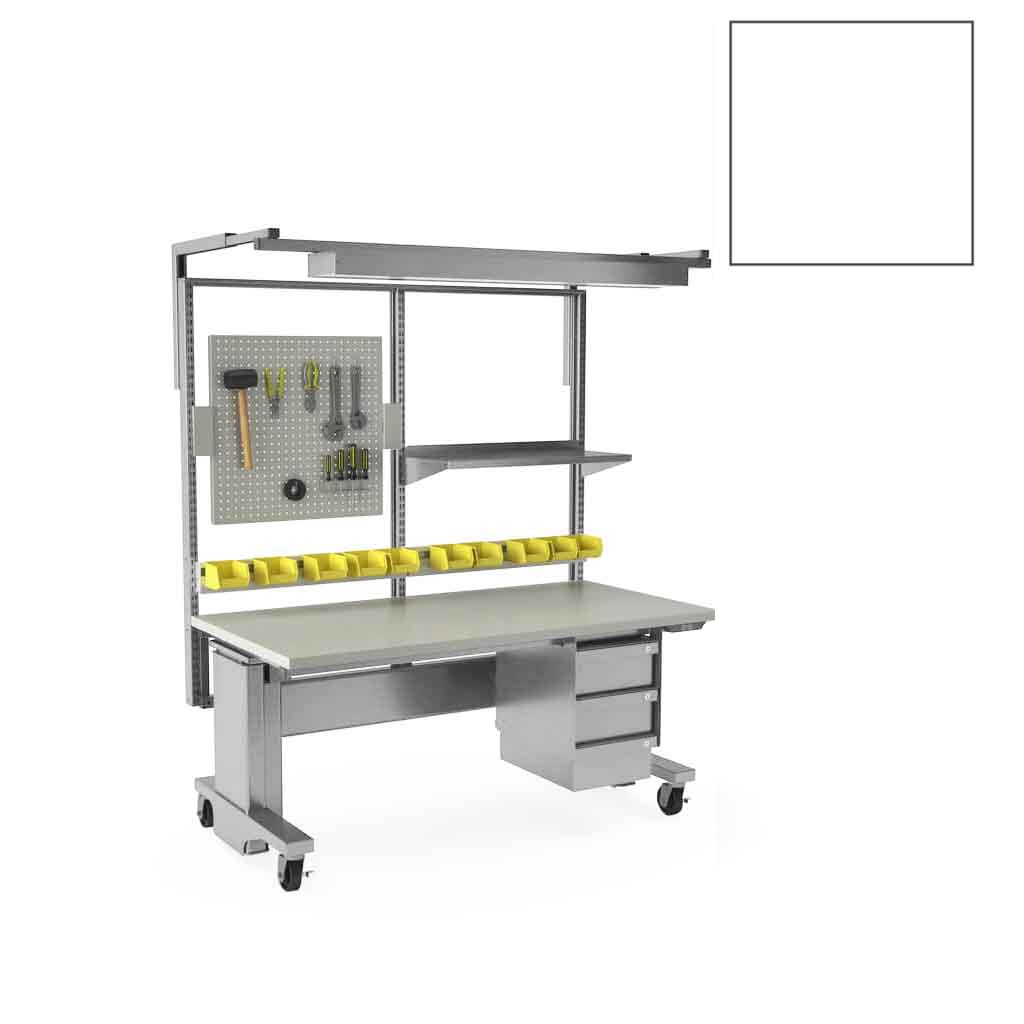 Industrial workbench CUB WT 3060 SLM DDF WHI BT Industrial workbench CUB WT 3060 SLM DDF WHI BT