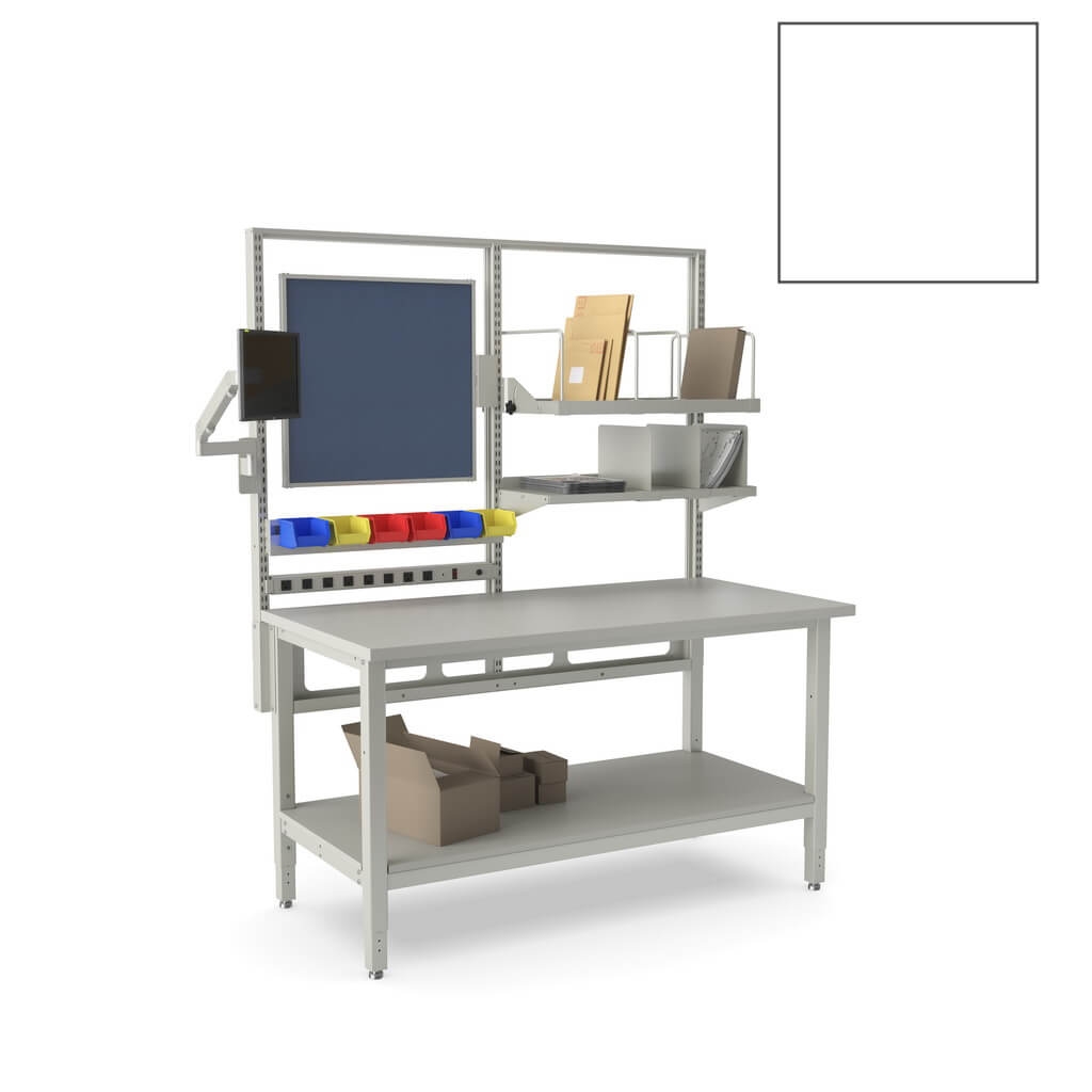 Industrial workstations CUB THW 3060 SLM LVF WHI BT Industrial workstations CUB THW 3060 SLM LVF WHI BT