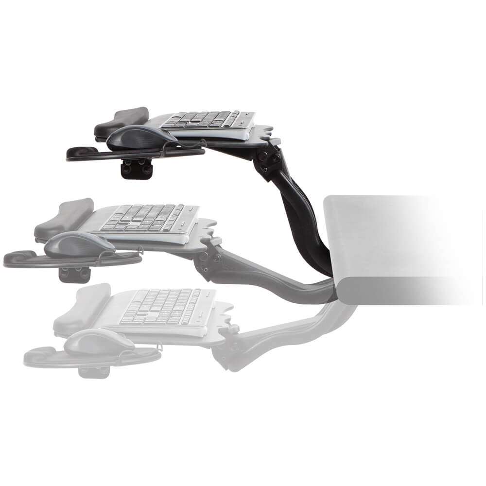 Keyboard desk mount view 2 Keyboard desk mount view 2