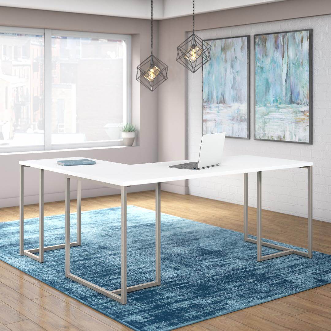 Harmony 70 inch l shaped desk 71w x 60d lifestyle Harmony 70 inch l shaped desk 71w x 60d lifestyle