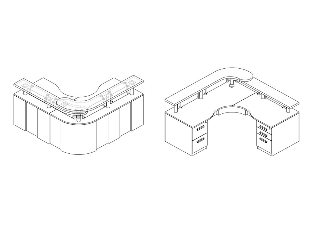 L shaped reception desk manhattan 3d schematic L shaped reception desk manhattan 3d schematic