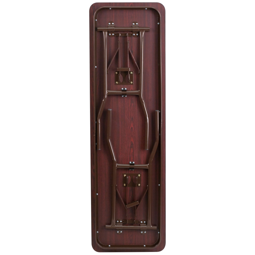 Laminate folding tables bottom view Laminate folding tables bottom view