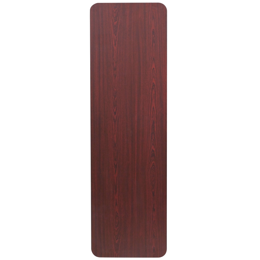 Laminate folding tables top view Laminate folding tables top view