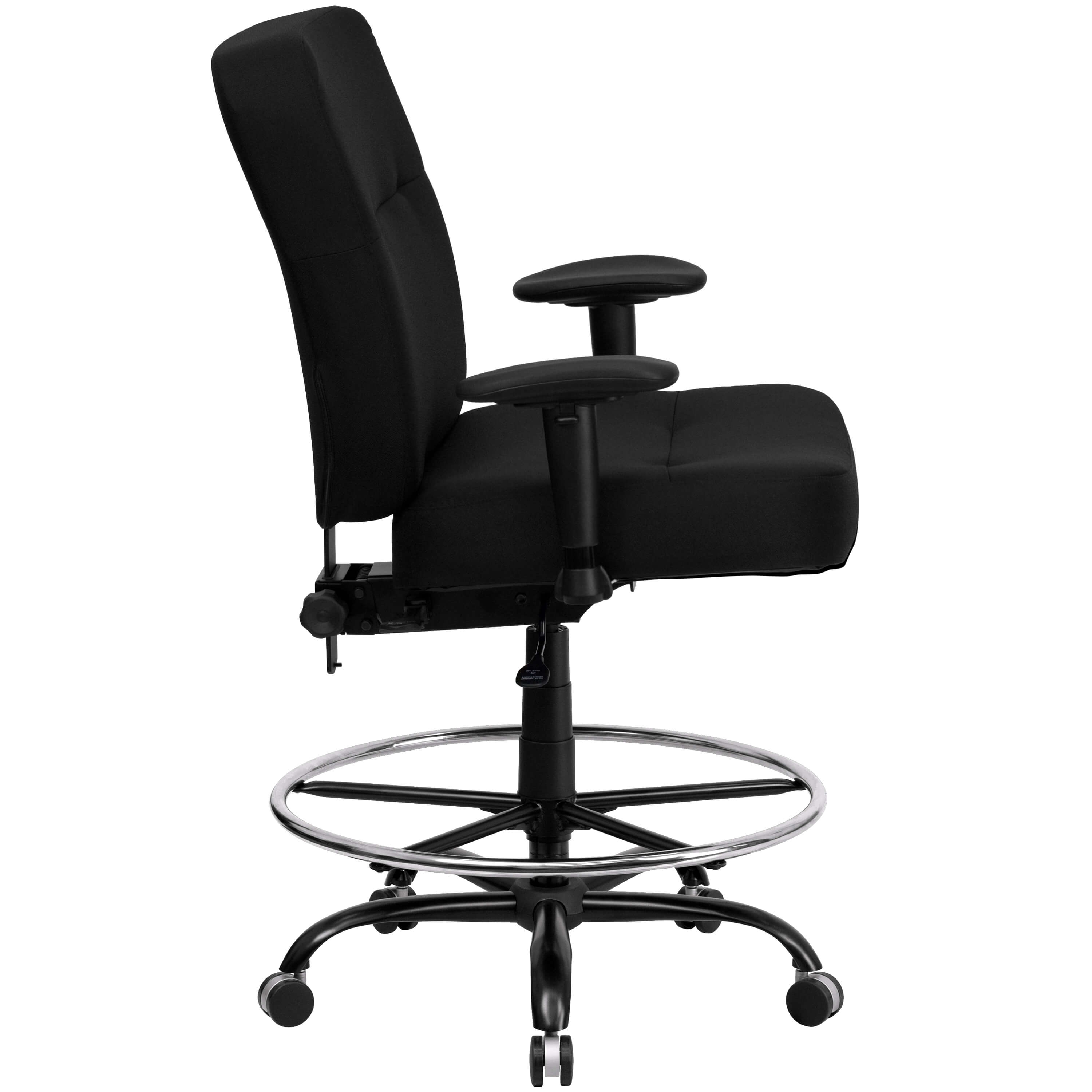 Large size office chairs side view Large size office chairs side view
