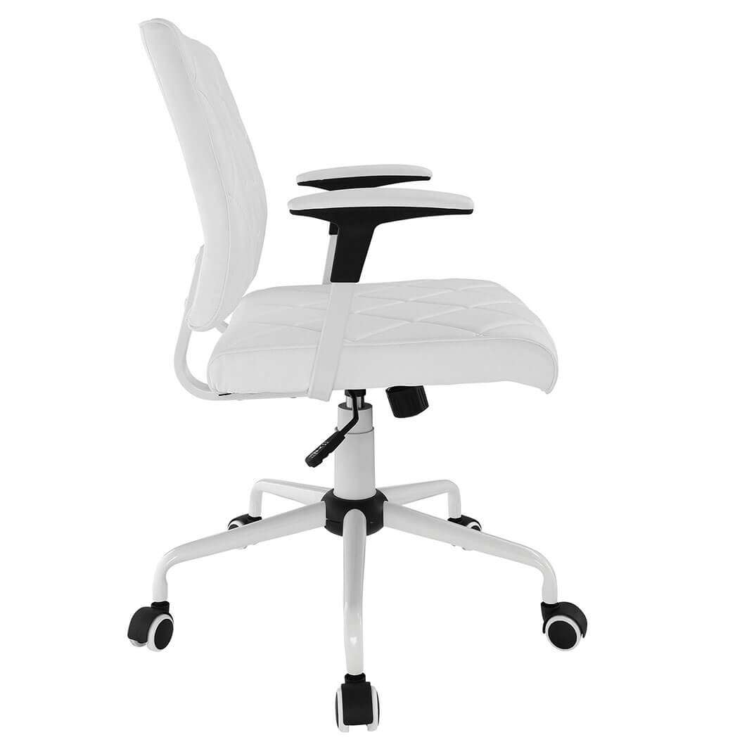 Leather computer chair side view Leather computer chair side view