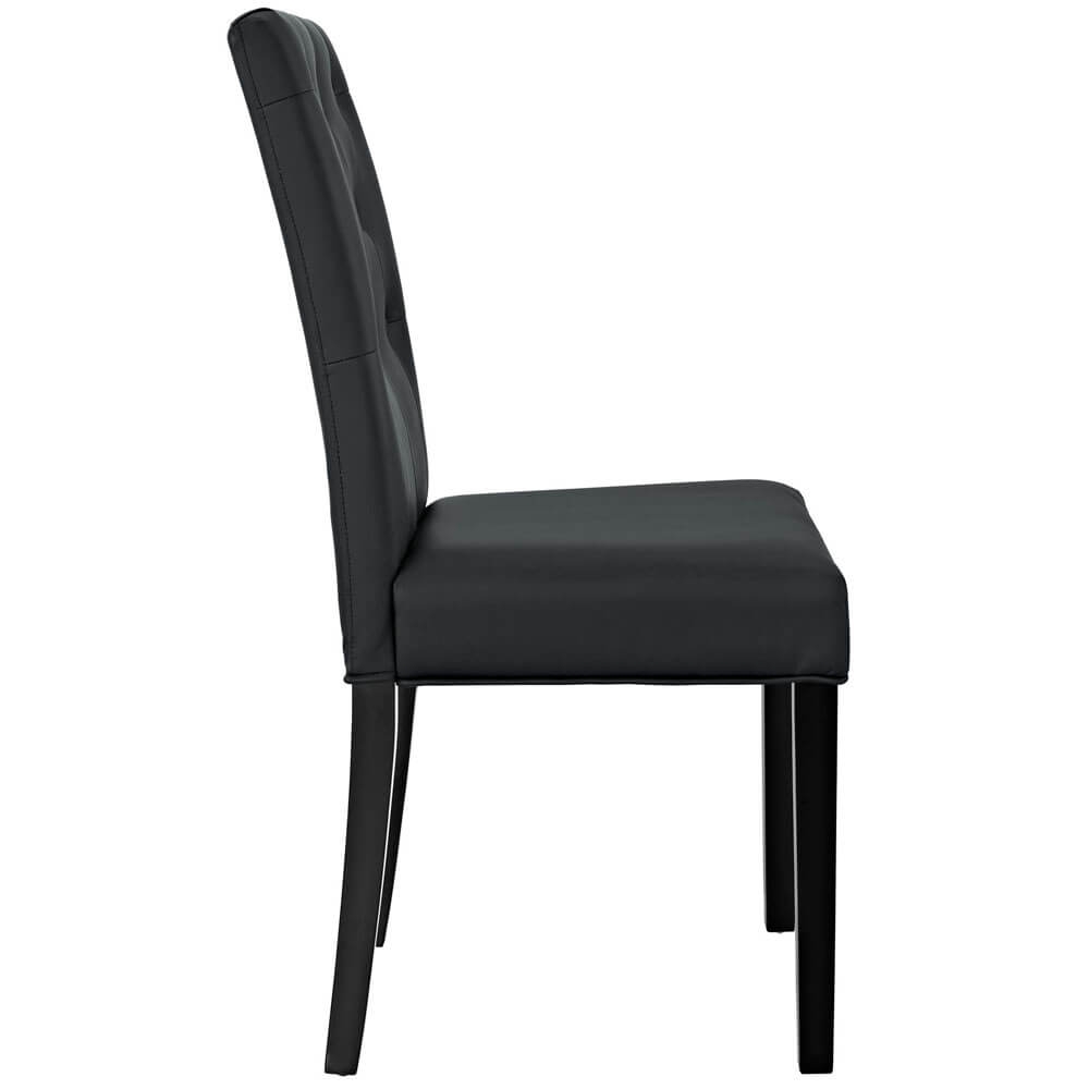 Leather restaurant chair side view Leather restaurant chair side view