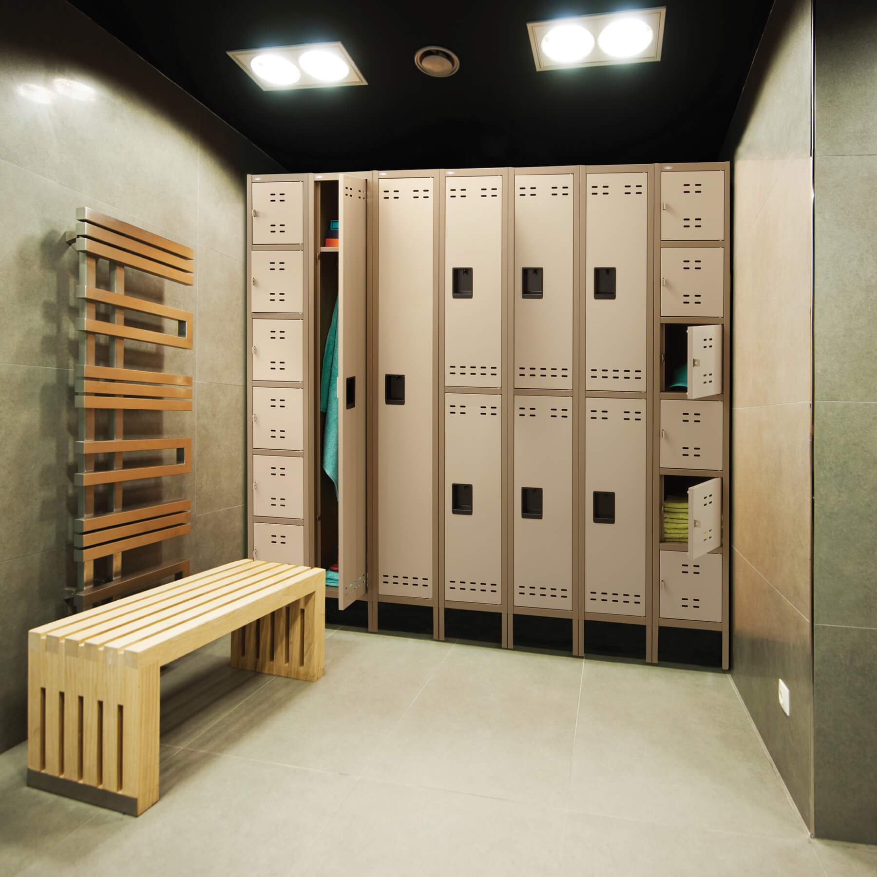 Locker room lockers environmental Locker room lockers environmental