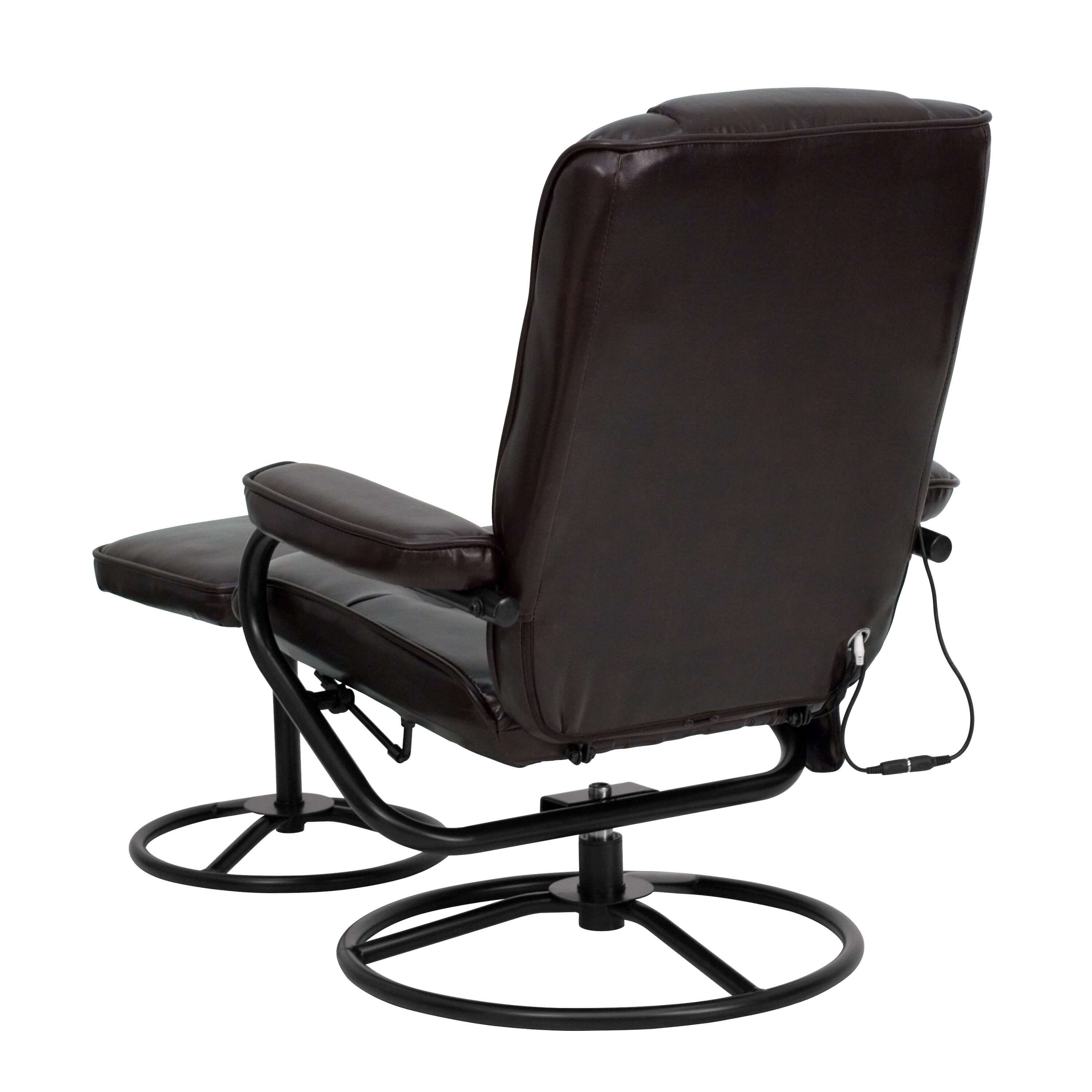 Massage chair recliner back view Massage chair recliner back view
