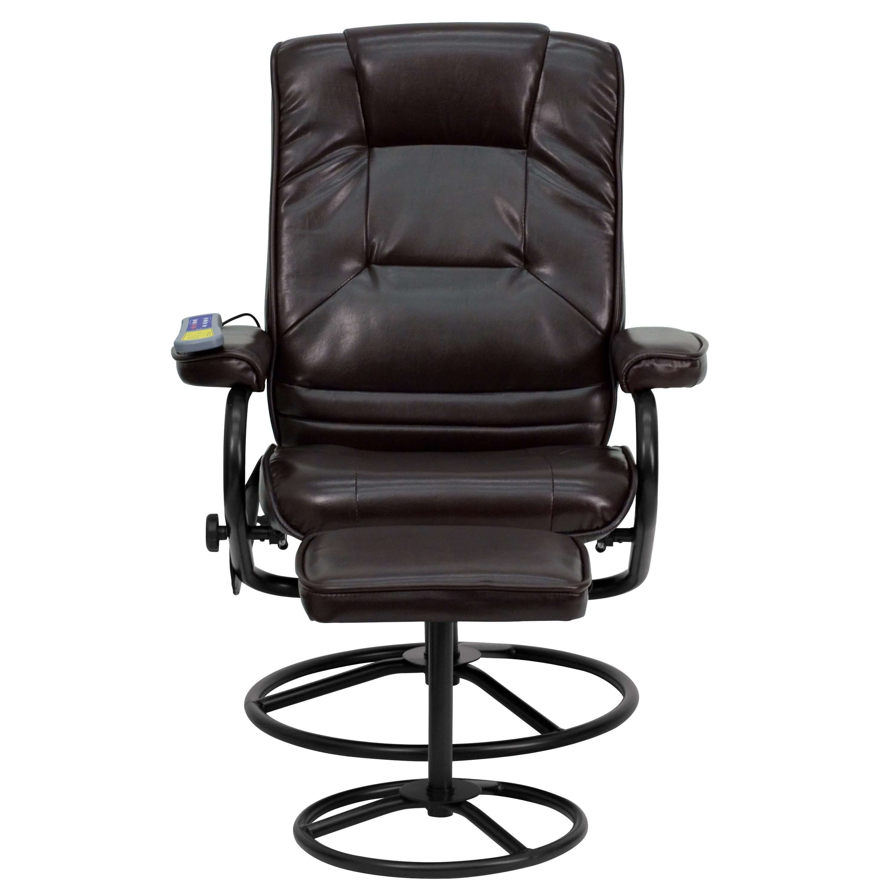 Massage chair recliner front view Massage chair recliner front view