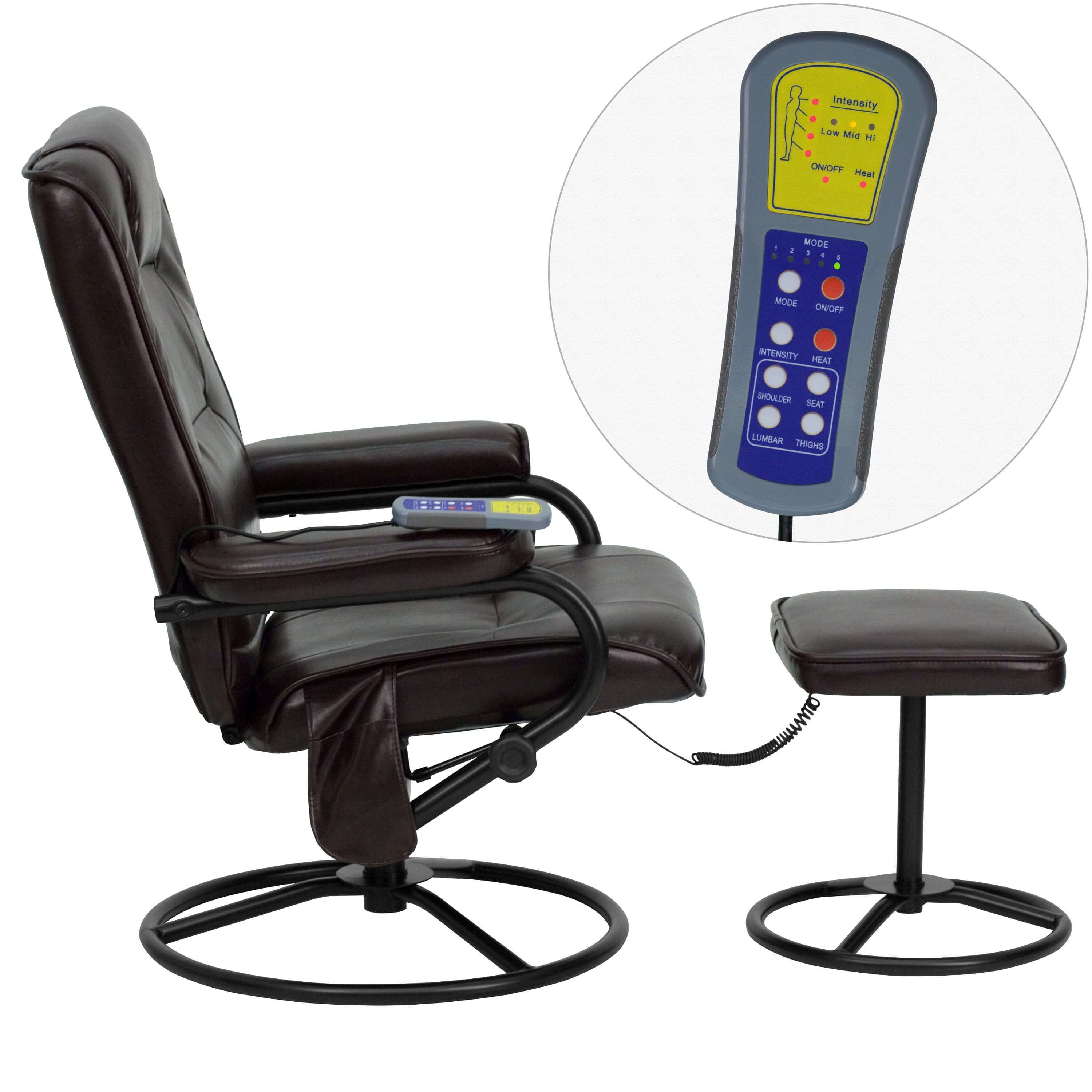 Massage chair recliner remote view Massage chair recliner remote view