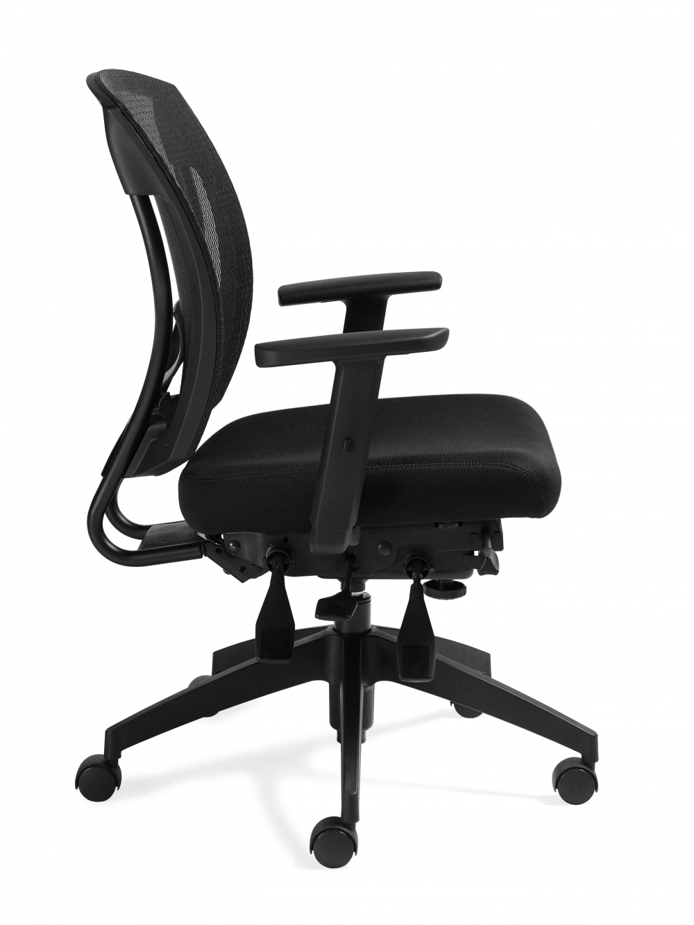 Mesh chair side view Mesh chair side view