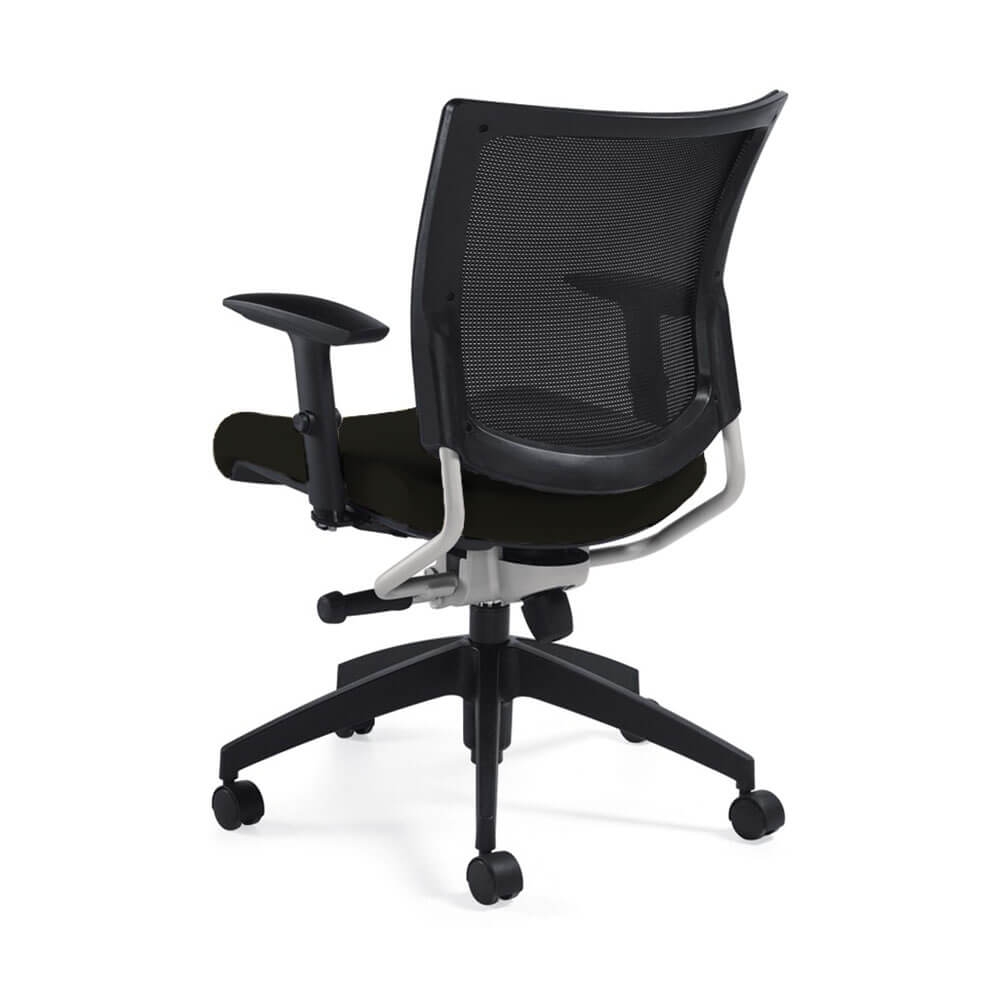 Mesh desk chair rear view Mesh desk chair rear view