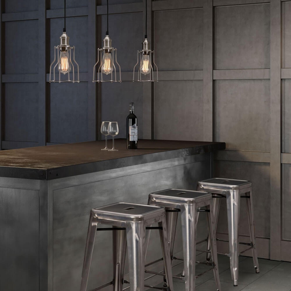 Metal pendant lights environmental view 1 Metal pendant lights environmental view 1
