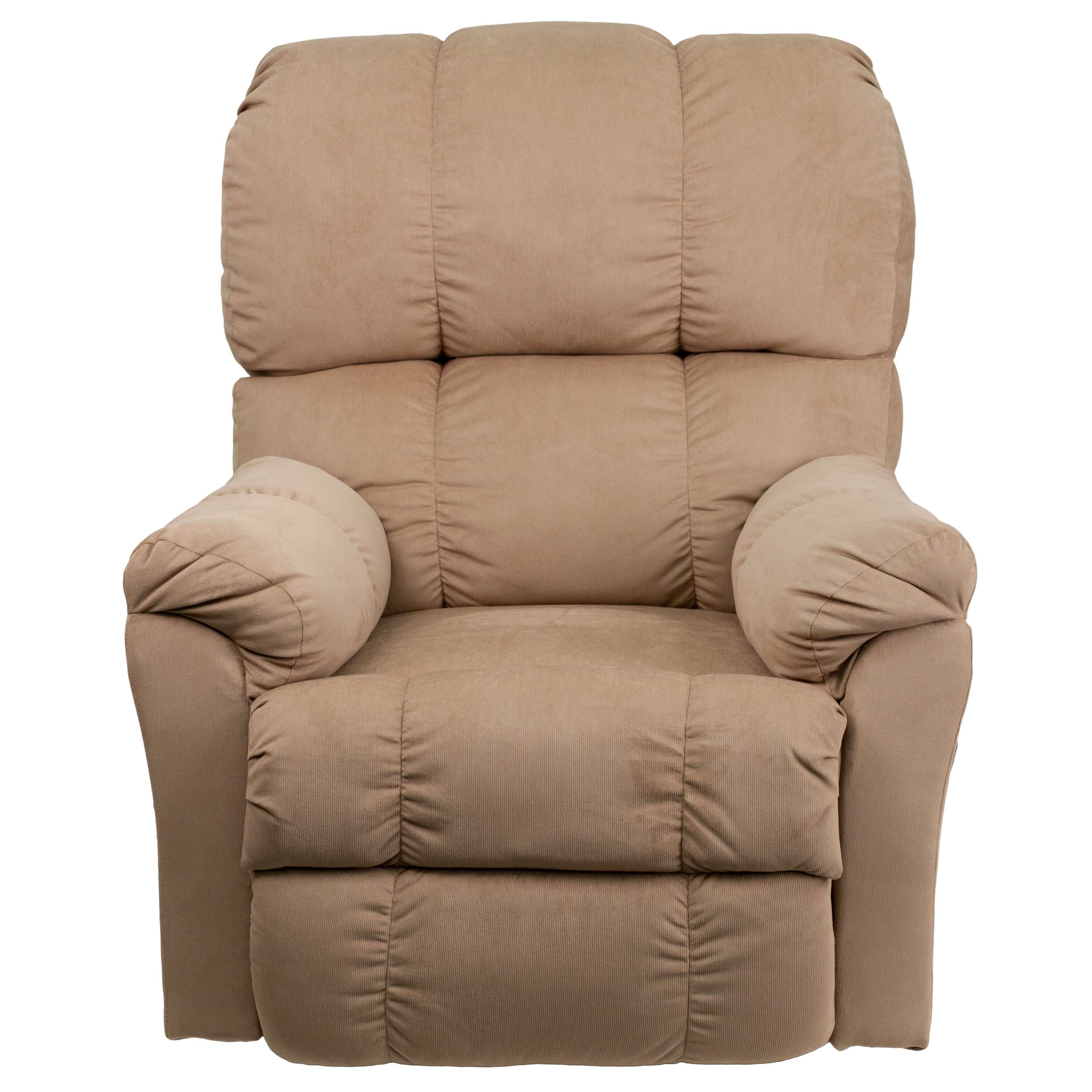 Microfiber recliner front view 1 Microfiber recliner front view 1