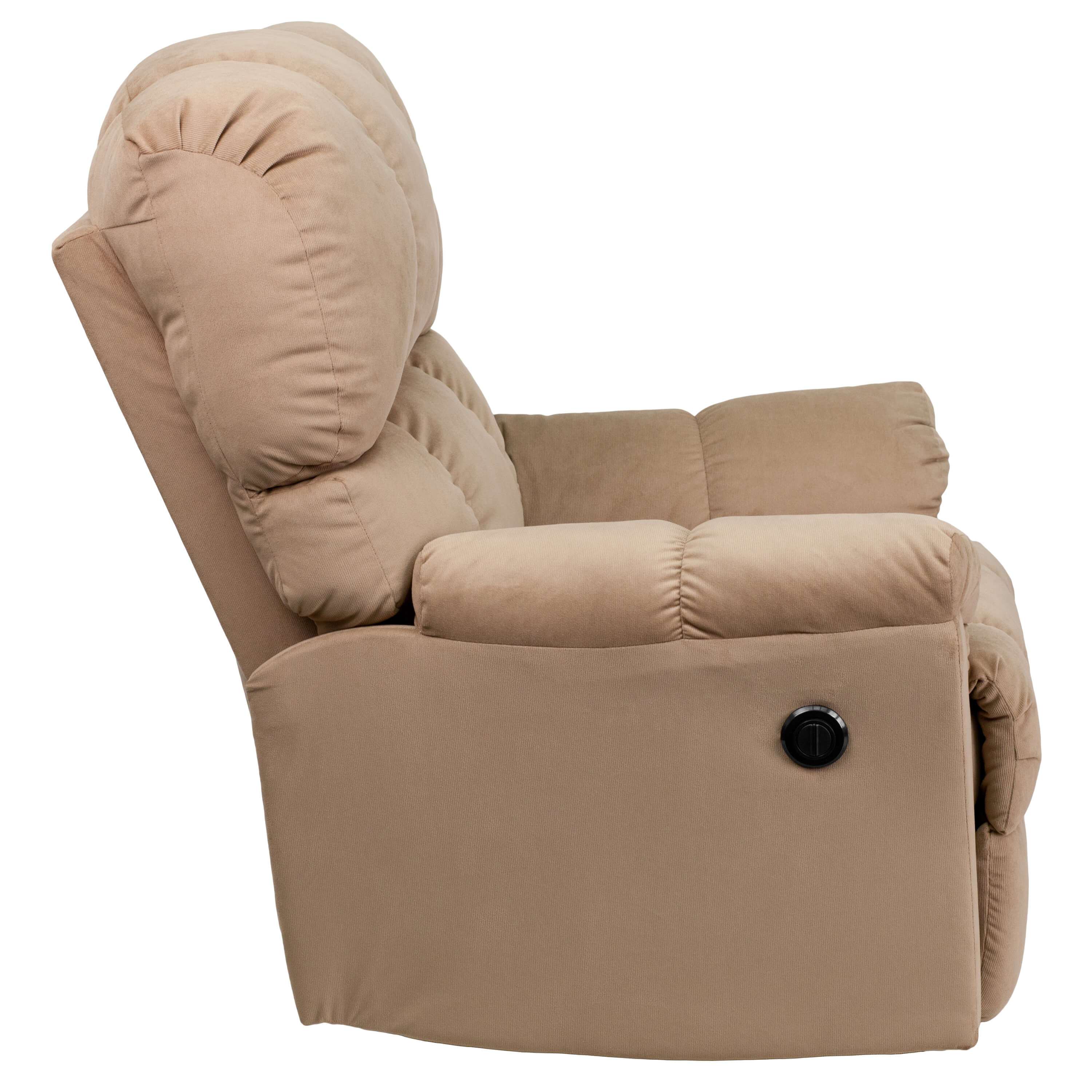 Microfiber recliner side view 1 Microfiber recliner side view 1