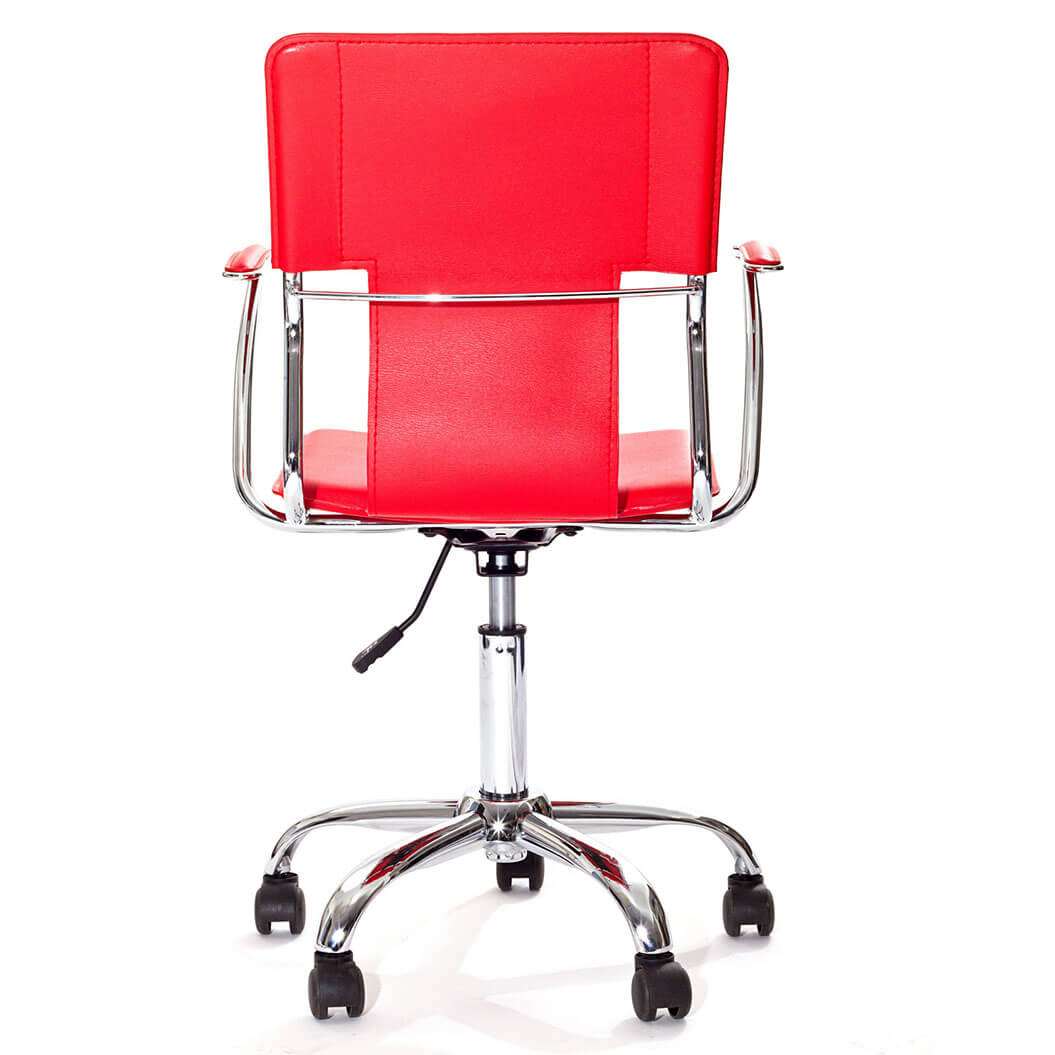 Modern office chair rear view Modern office chair rear view