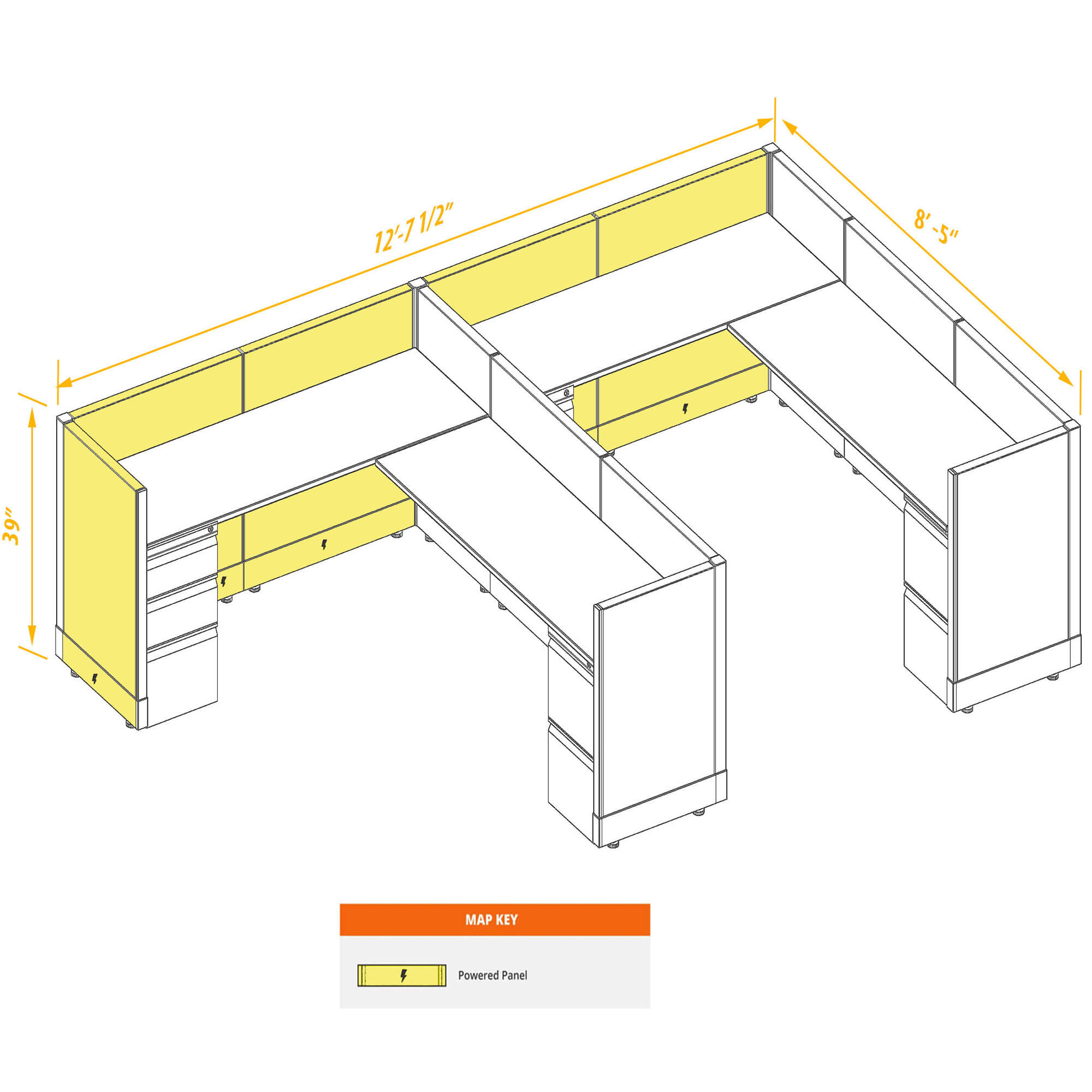 Modular furniture CUB 2 39 P 68 PSO Modular furniture CUB 2 39 P 68 PSO