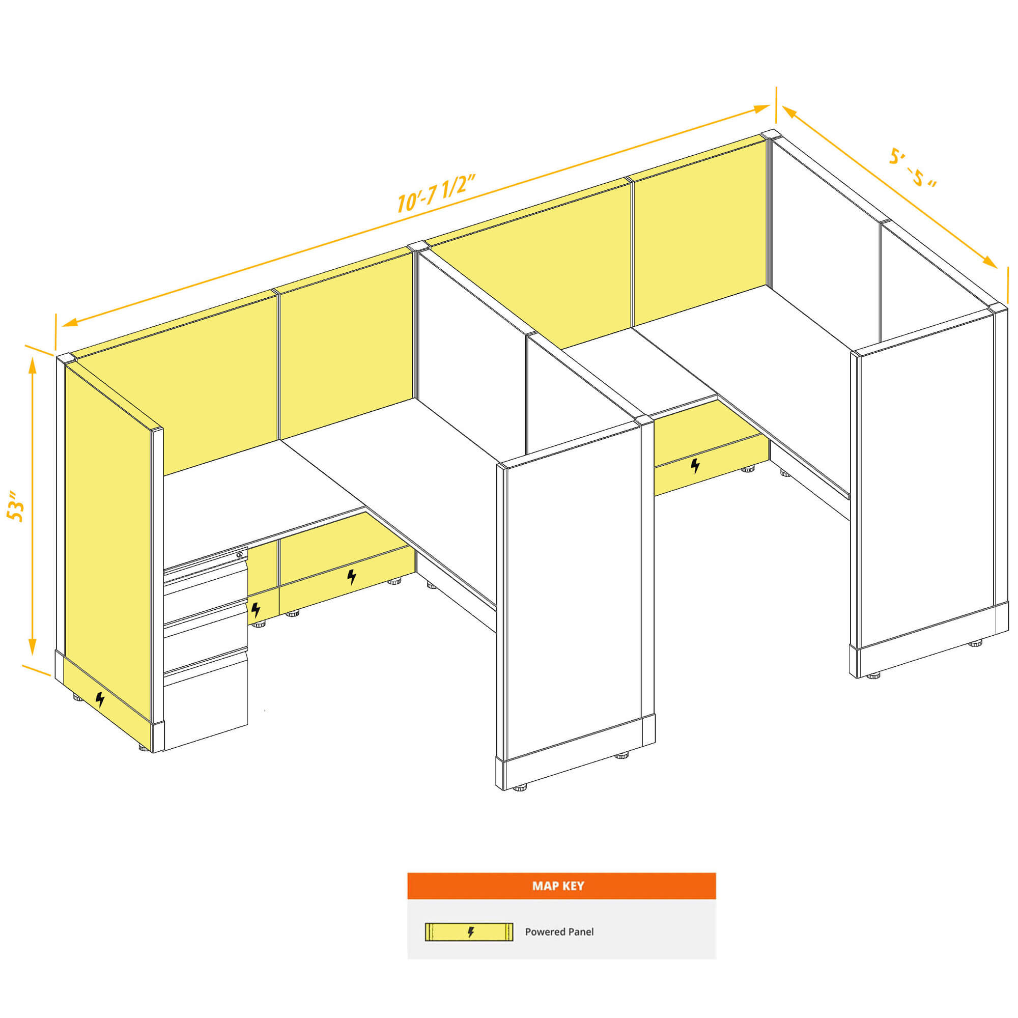 Modular furniture CUB 2 53 P 55 PSO Modular furniture CUB 2 53 P 55 PSO
