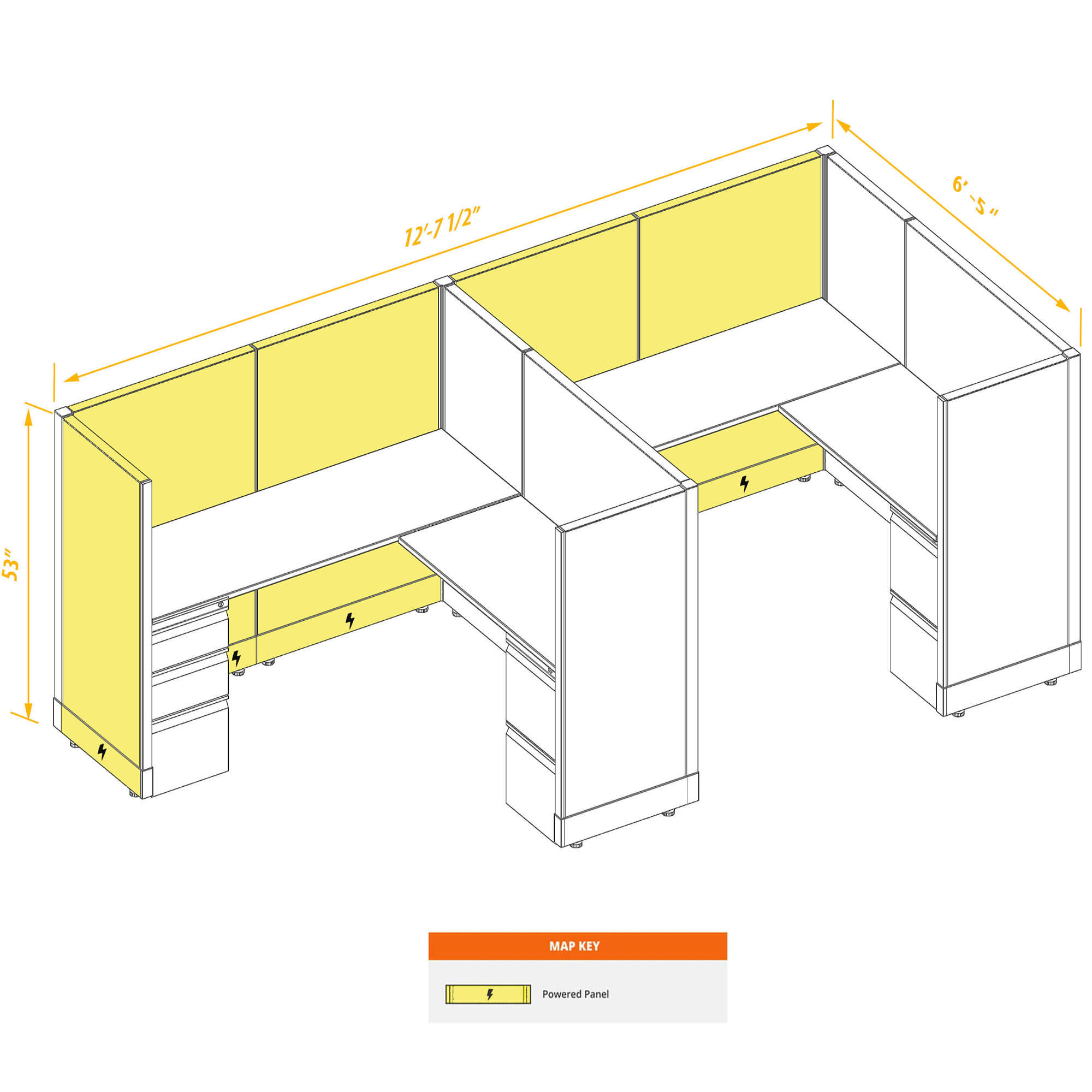 Modular furniture CUB 2 53 P 66 PSO Modular furniture CUB 2 53 P 66 PSO