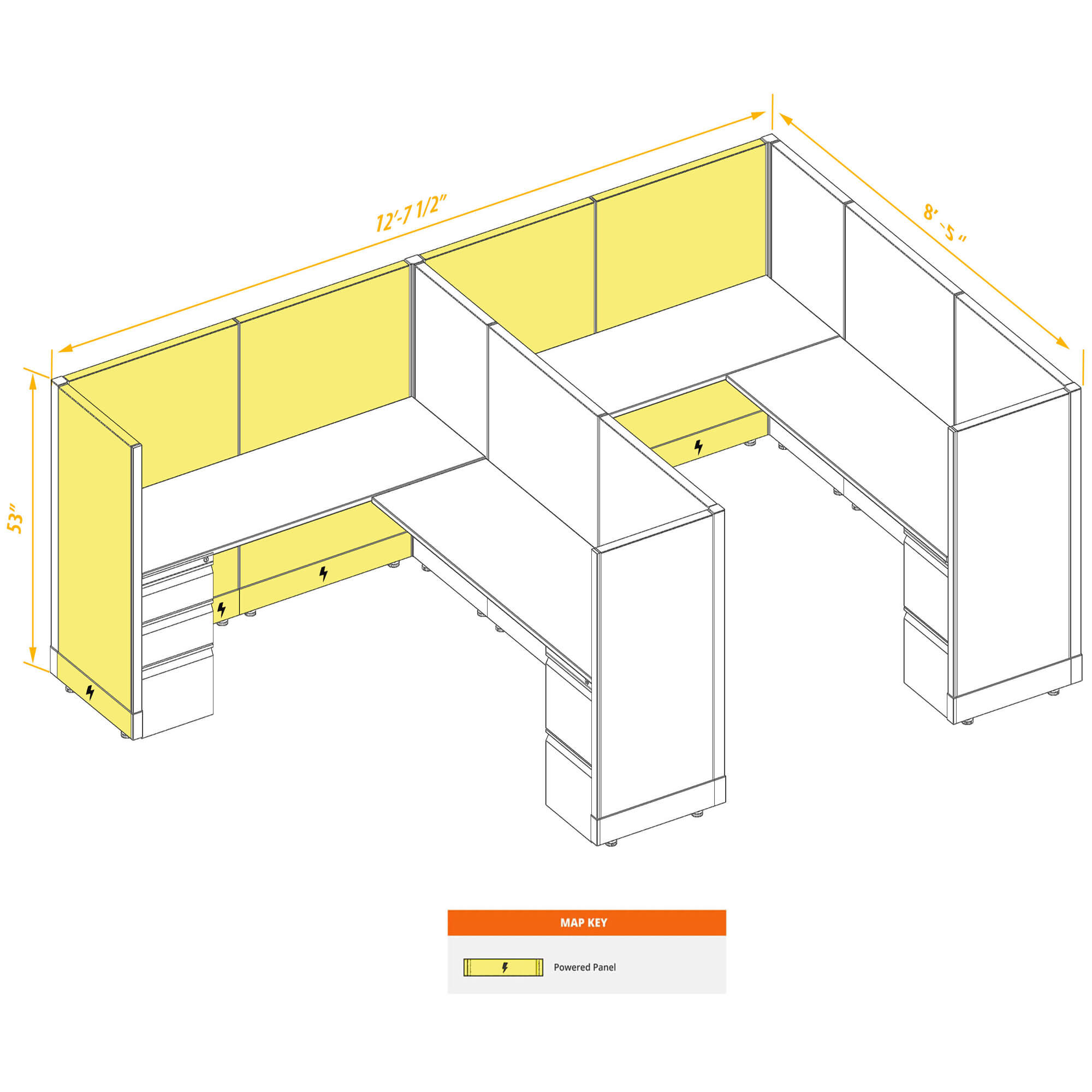 Modular furniture CUB 2 53 P 68 PSO Modular furniture CUB 2 53 P 68 PSO
