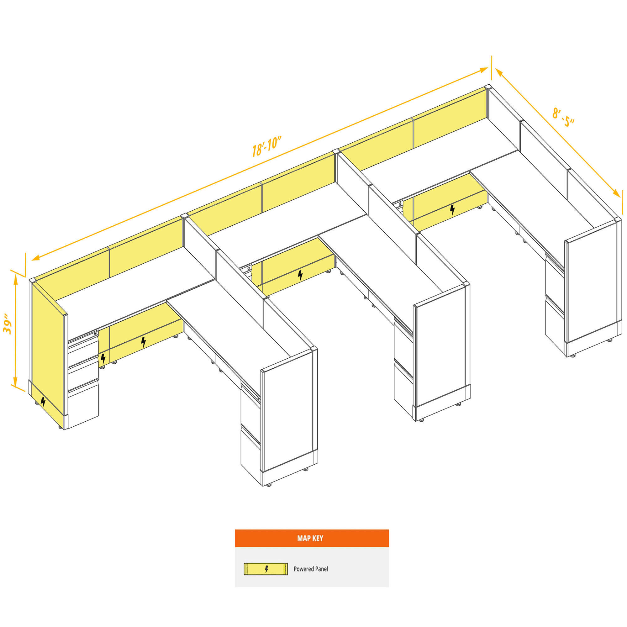 Modular furniture CUB 3 39 P 68 PSO Modular furniture CUB 3 39 P 68 PSO