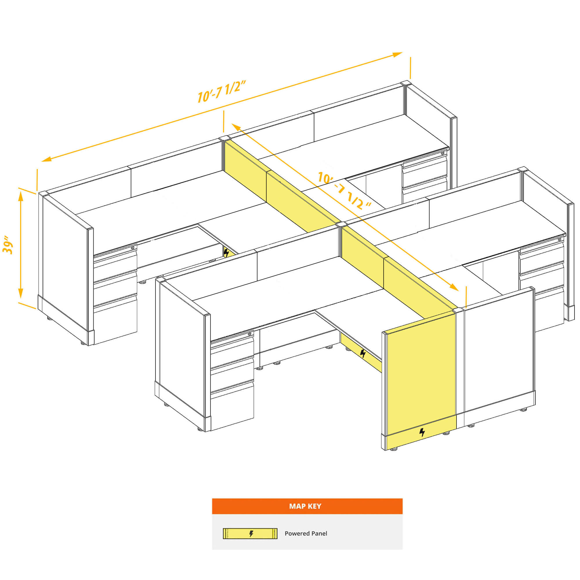 Modular furniture CUB 4 39 P 55 PSO Modular furniture CUB 4 39 P 55 PSO