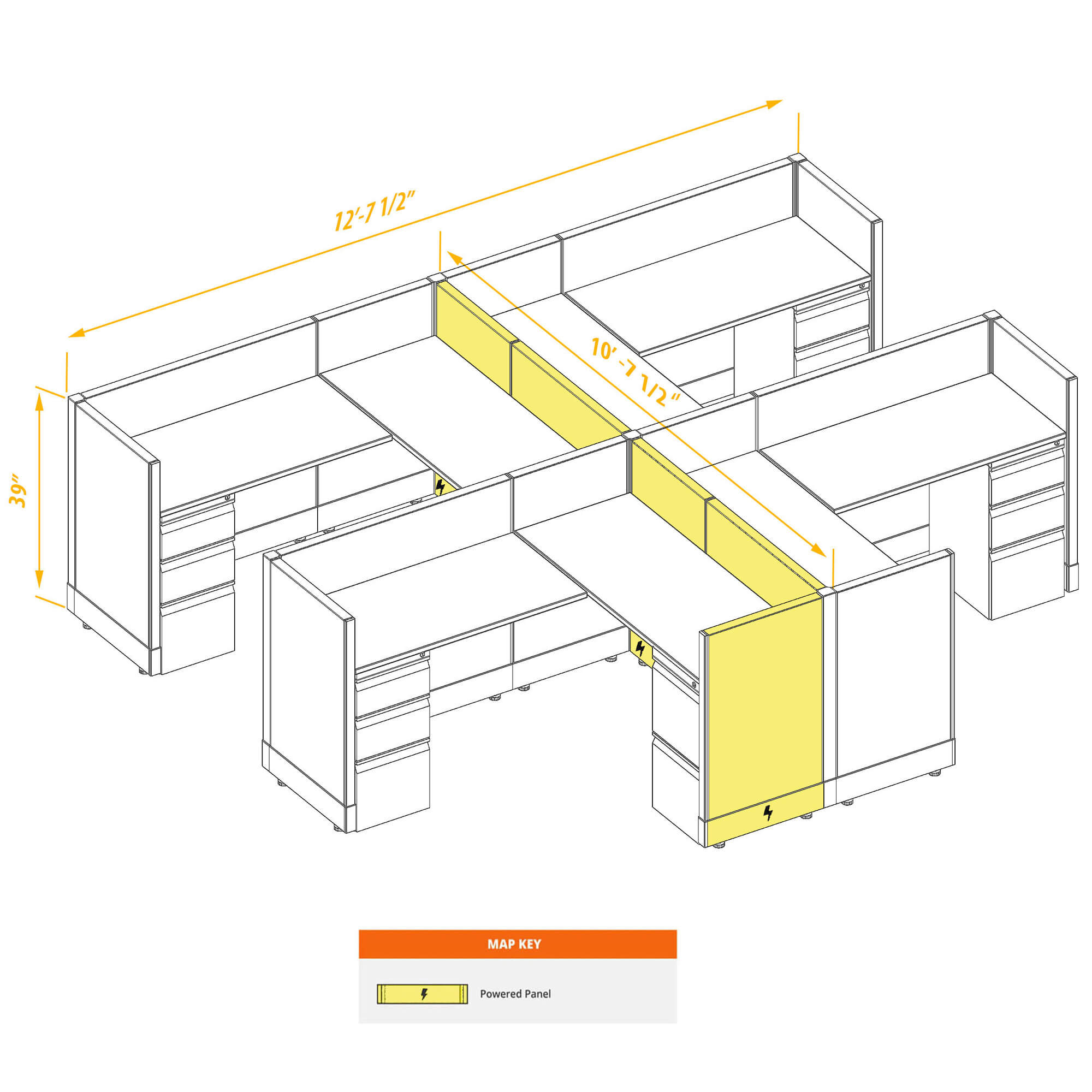 Modular furniture CUB 4 39 P 56 PSO Modular furniture CUB 4 39 P 56 PSO