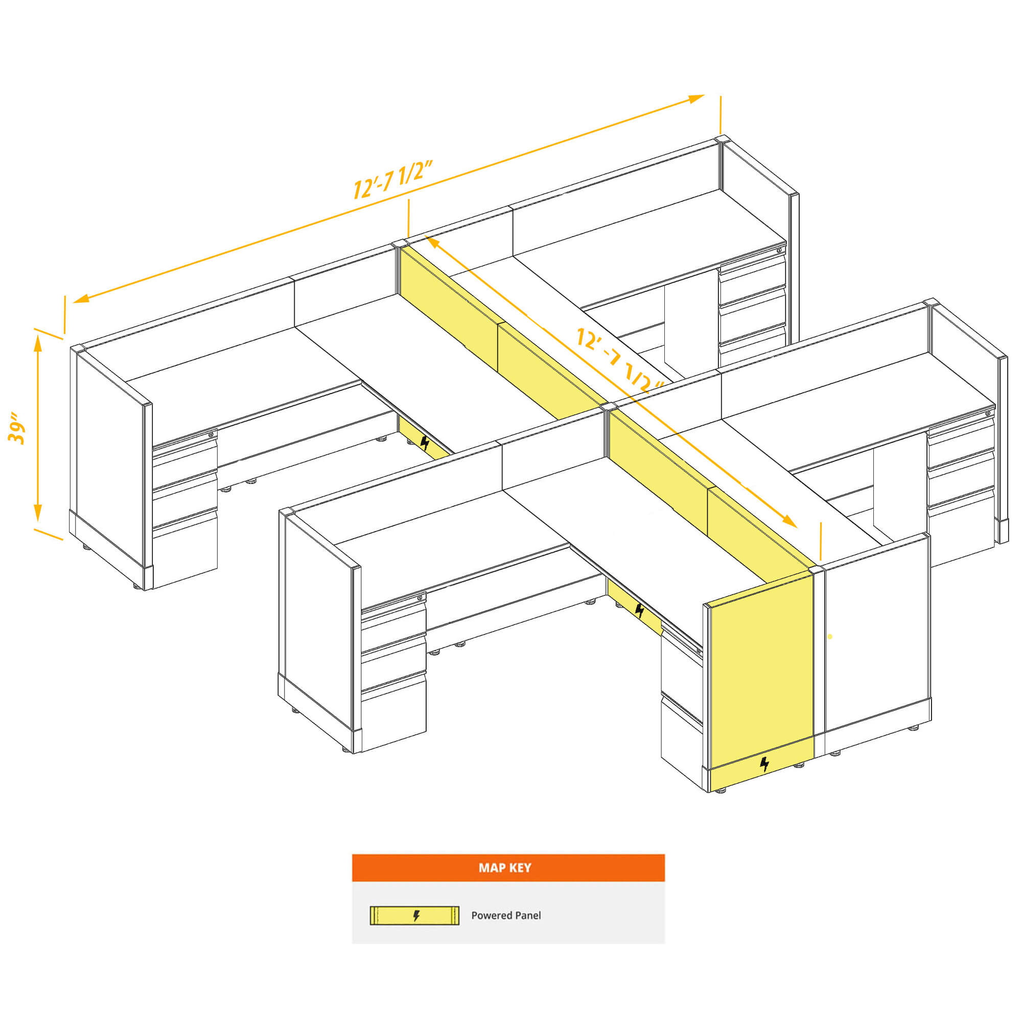 Modular furniture CUB 4 39 P 66 PSO Modular furniture CUB 4 39 P 66 PSO