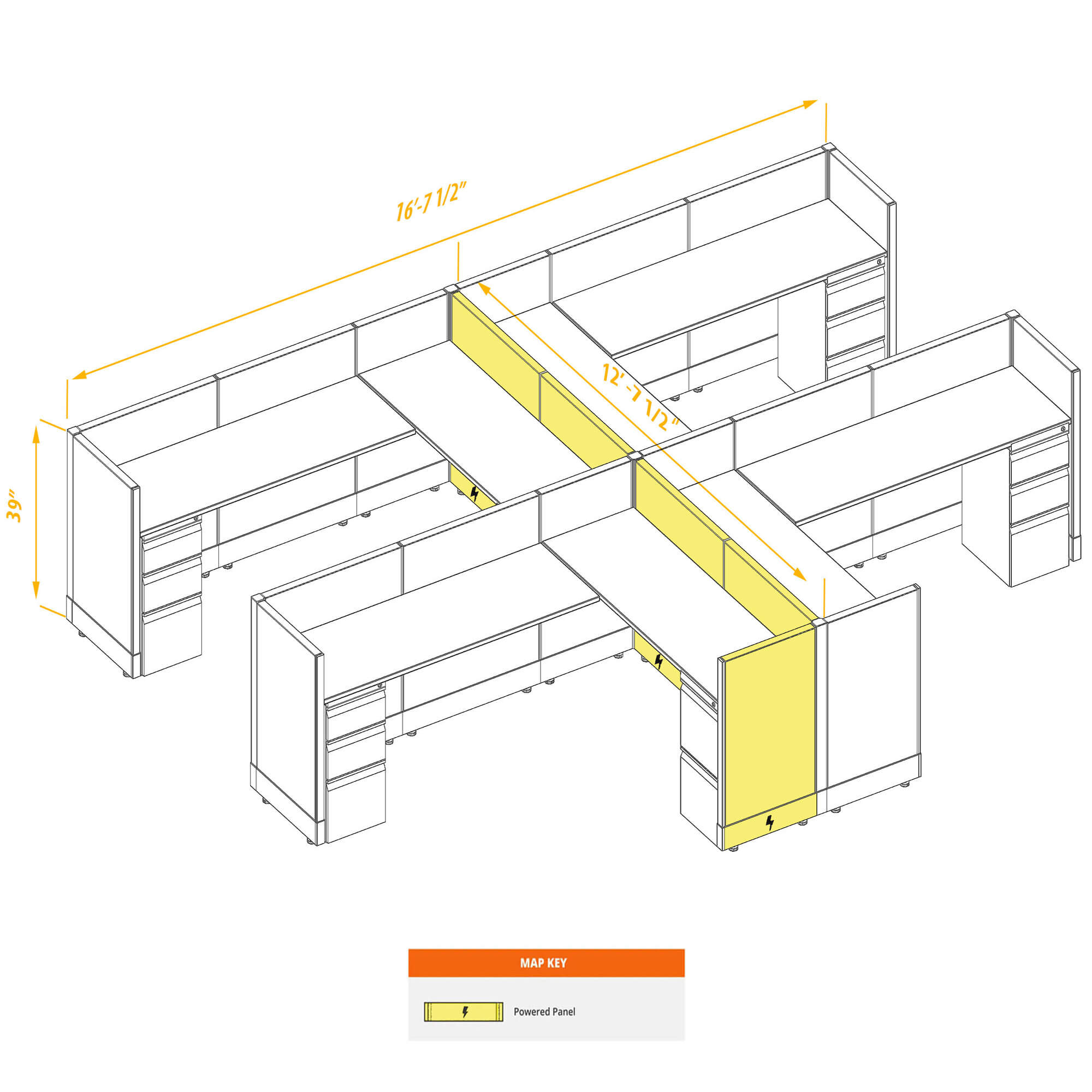 Modular furniture CUB 4 39 P 68 PSO Modular furniture CUB 4 39 P 68 PSO